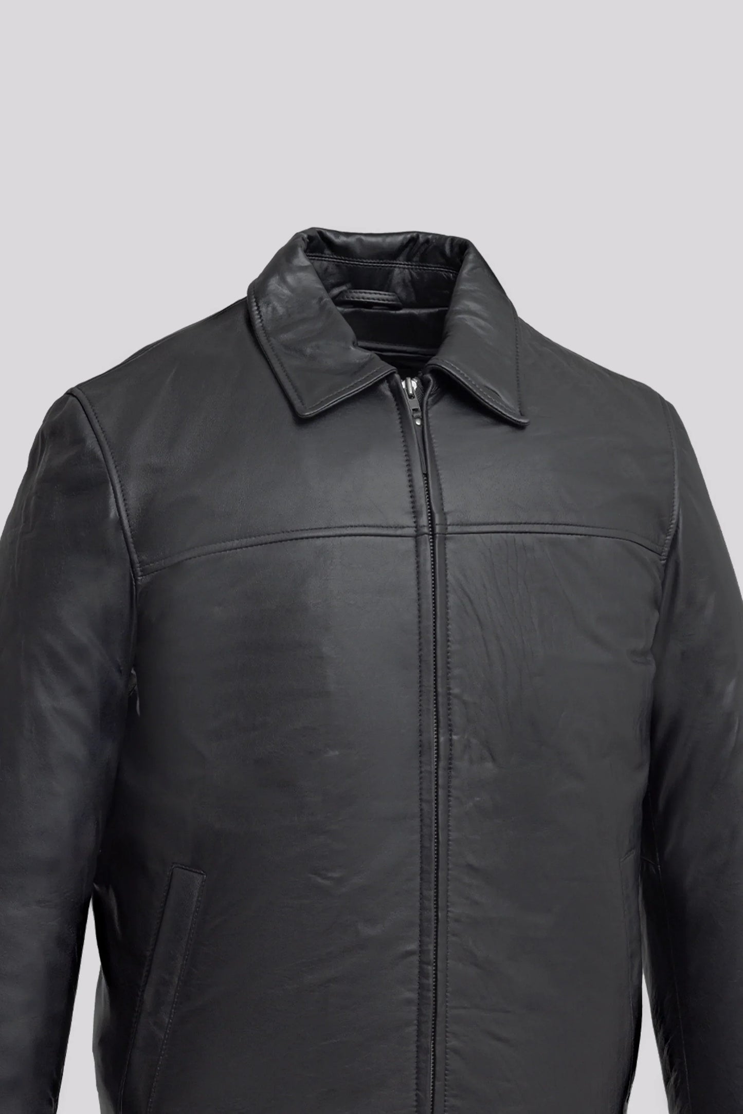 Tressivo-Anderson Men's Lambskin Leather Jacket - Tressivo