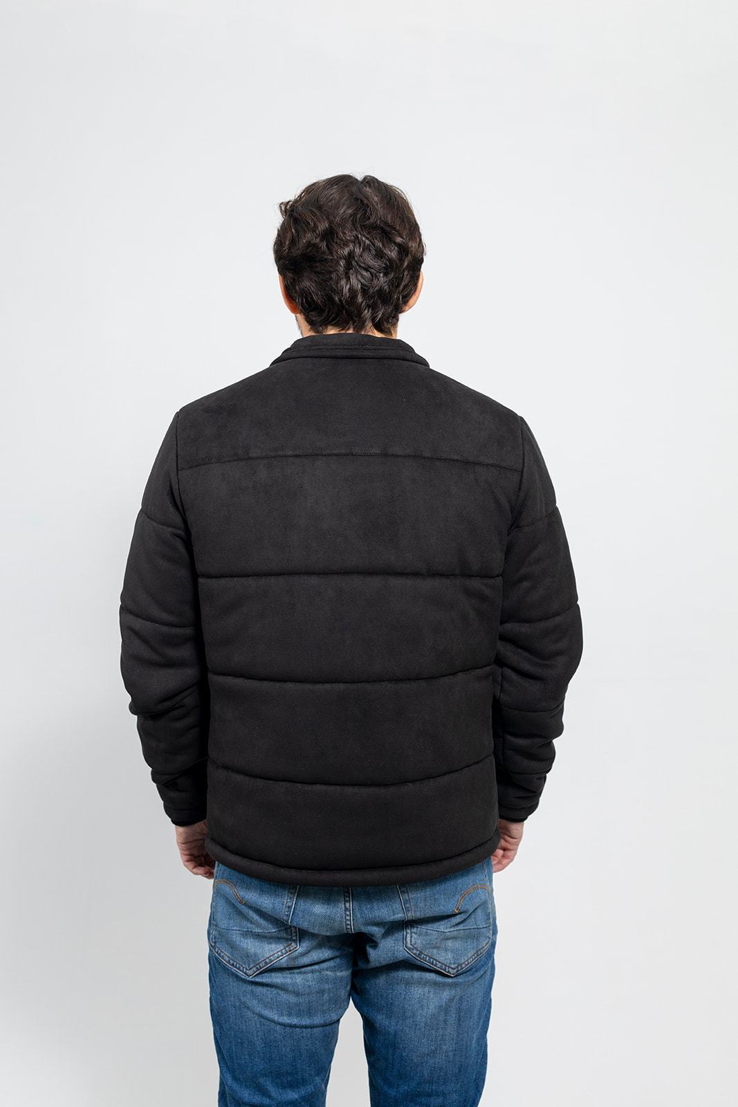 Tressivo-Brady Men's Vegan Faux Suede Jacket - Tressivo