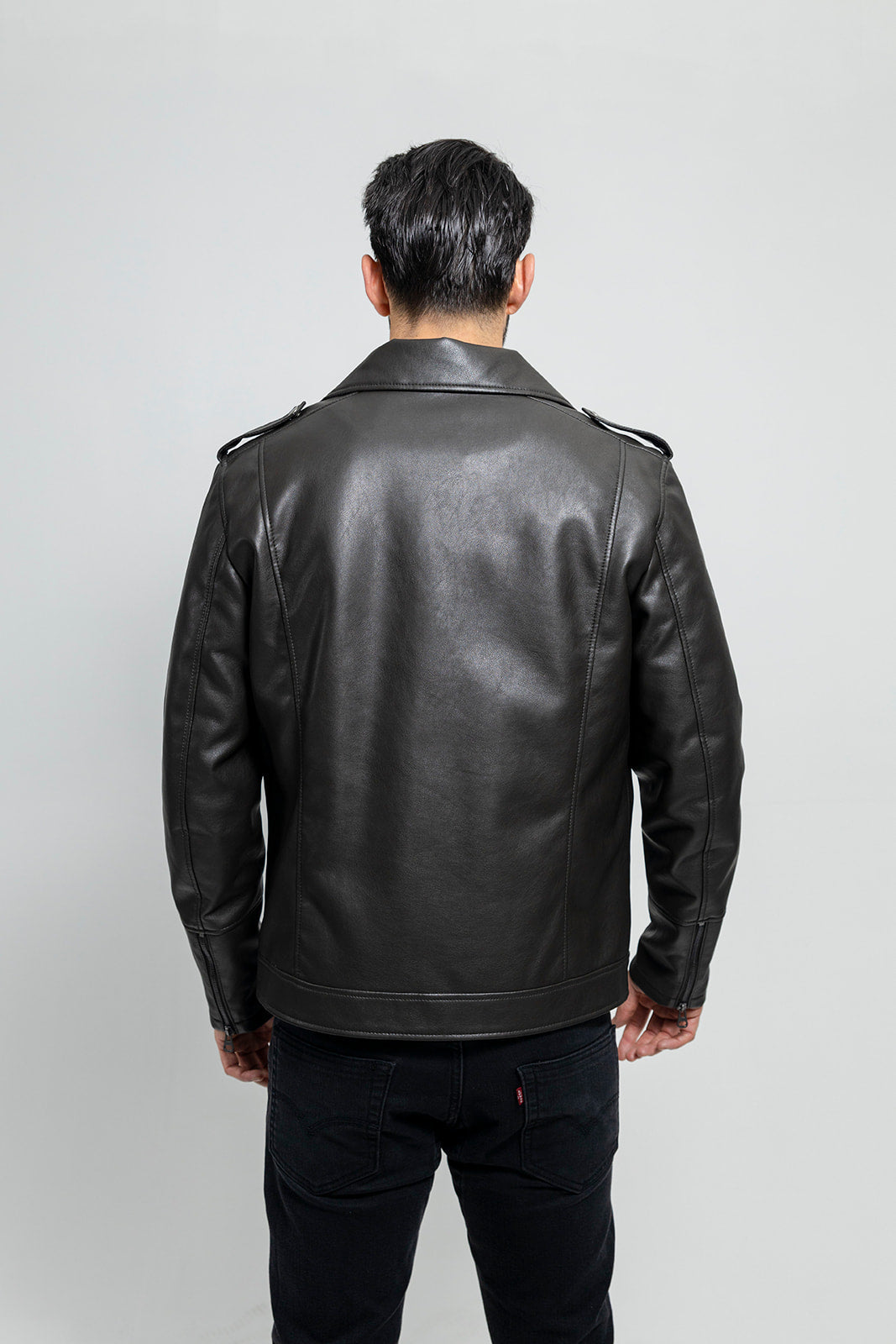 Tressivo-Nash Vegan Faux Leather Jacket - Tressivo