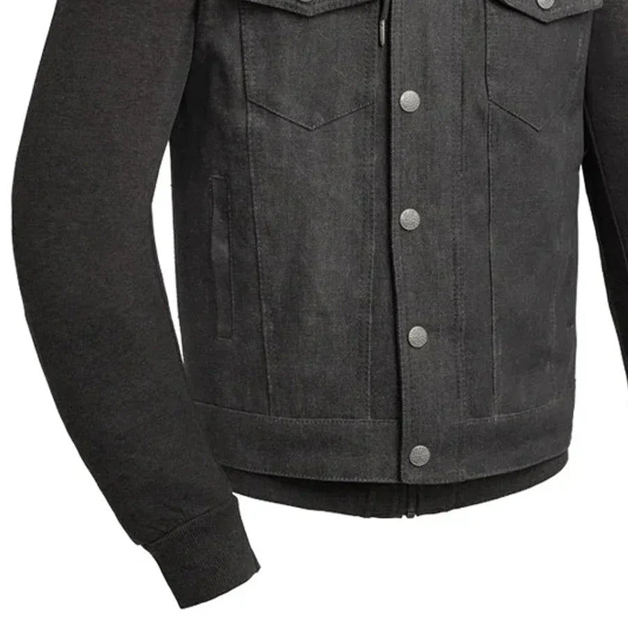 Tressivo-Rook - Men's Motorcycle Denim Vest - Tressivo