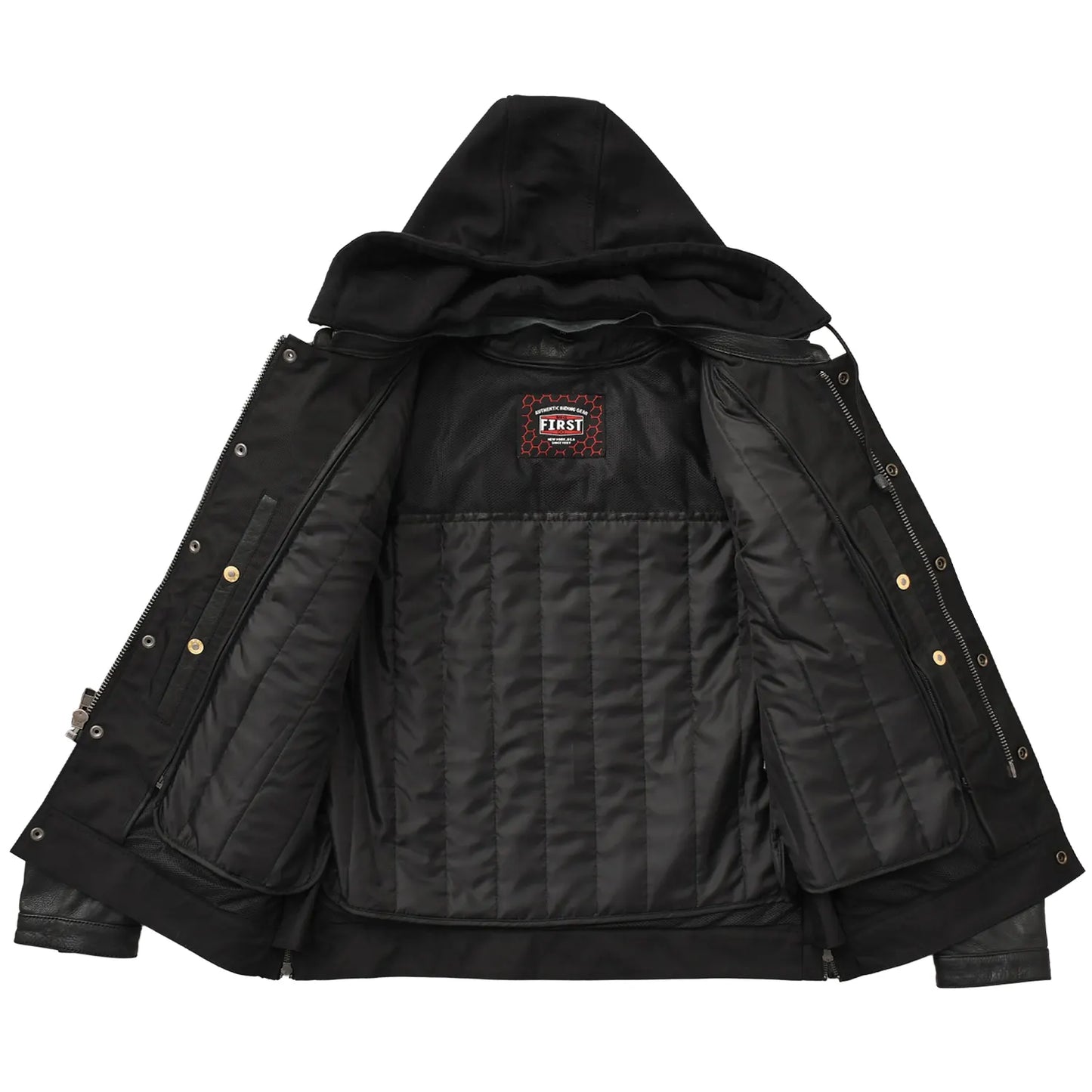 Tressivo-Nightstrike Men’s Motorcycle Leather Jacket - Tressivo