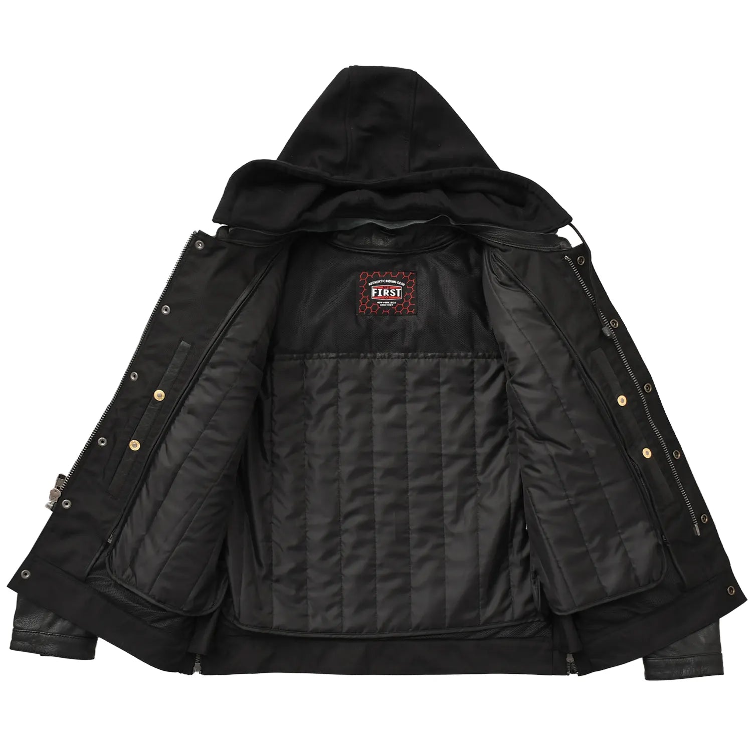 Tressivo-Nightstrike Men’s Motorcycle Leather Jacket - Tressivo