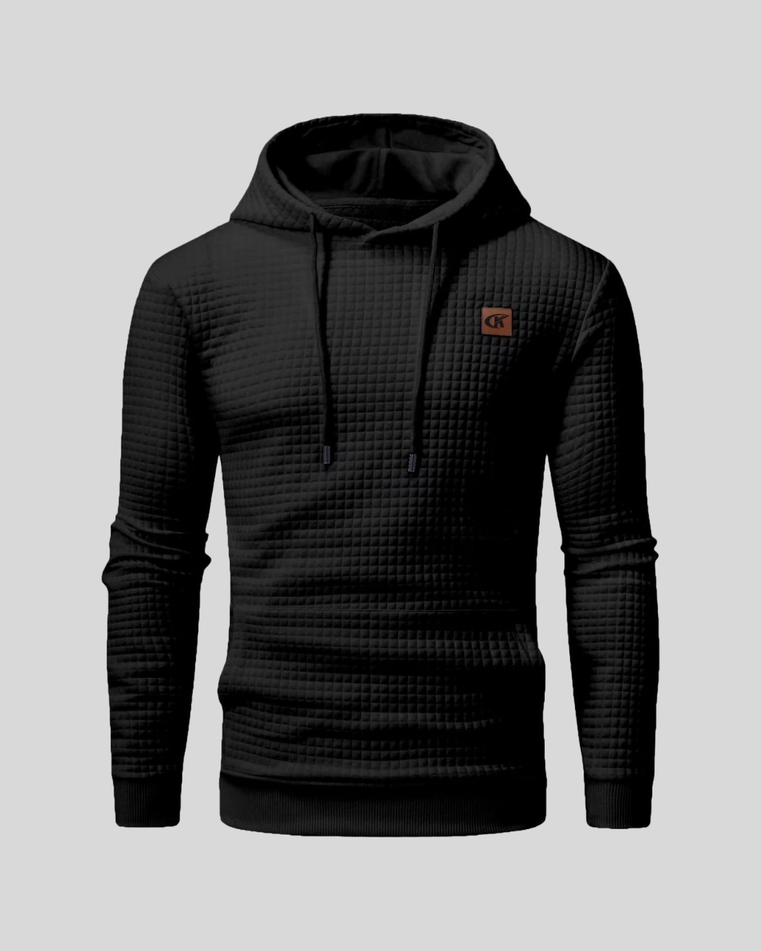 Men's Pullover Hoodies Plaid Jacquard Long Sleeve - By Tressivo