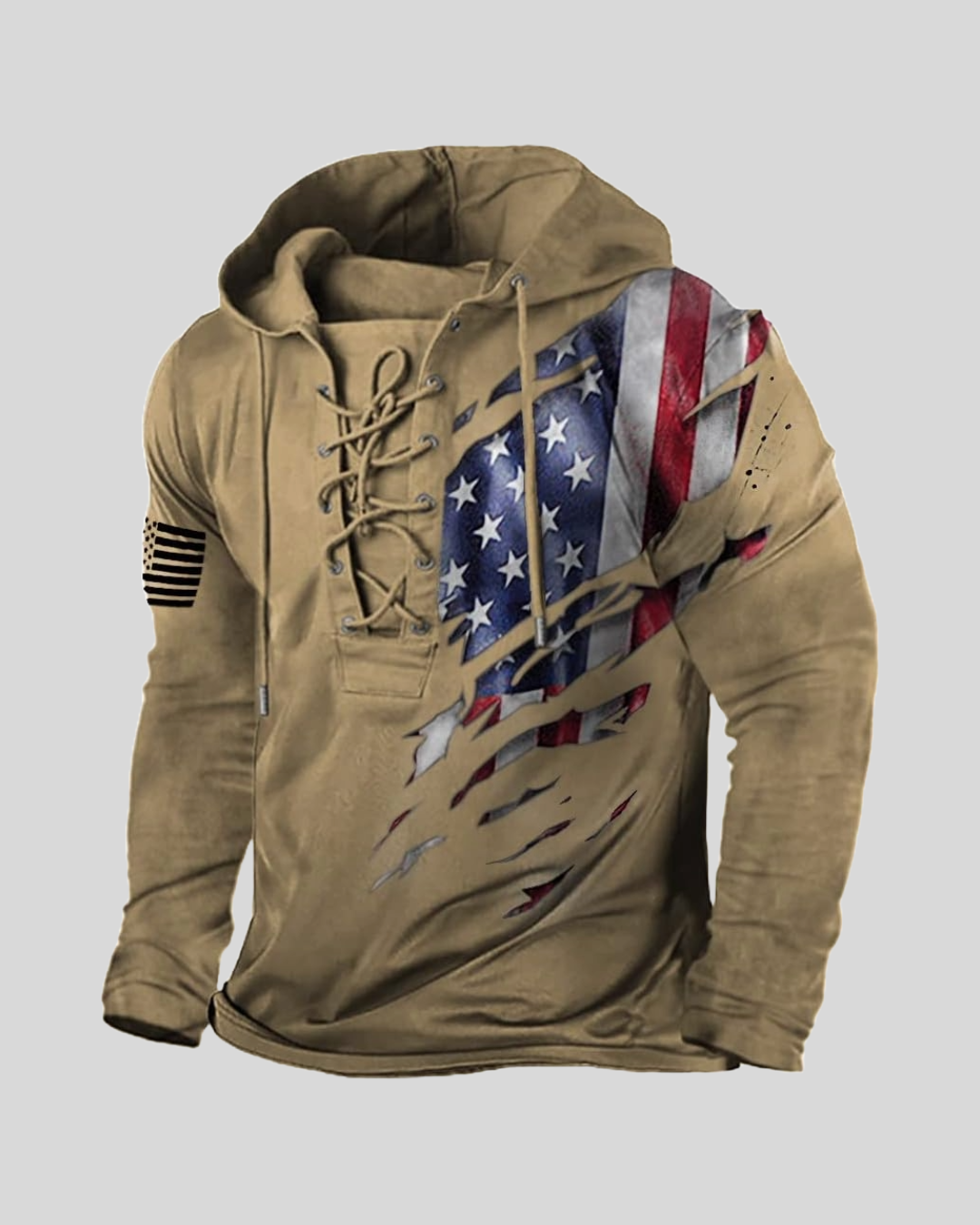 Men's American Flag Hoodie - By Tressivo