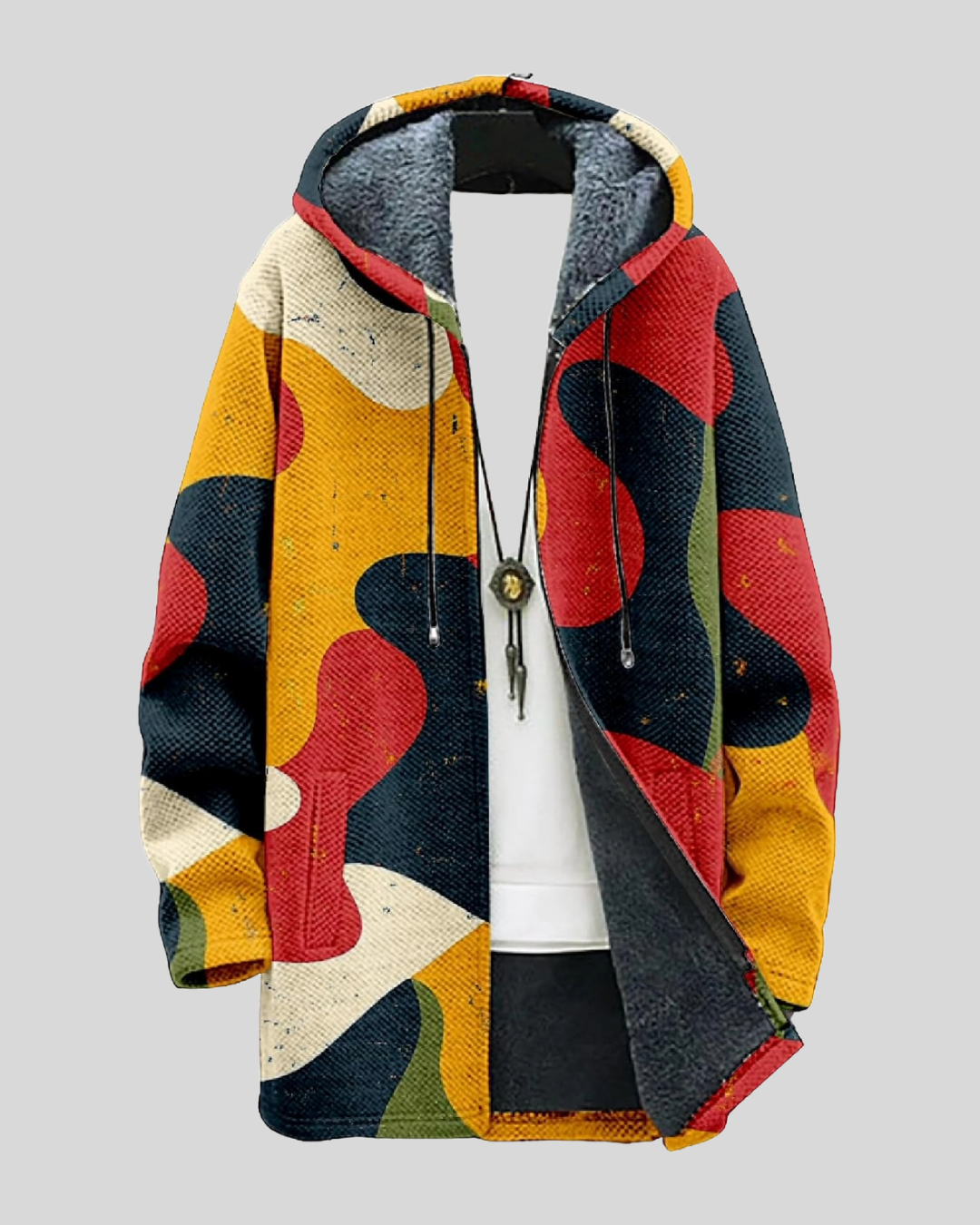 Mens Long Cardigan Hoodies - By Tressivo