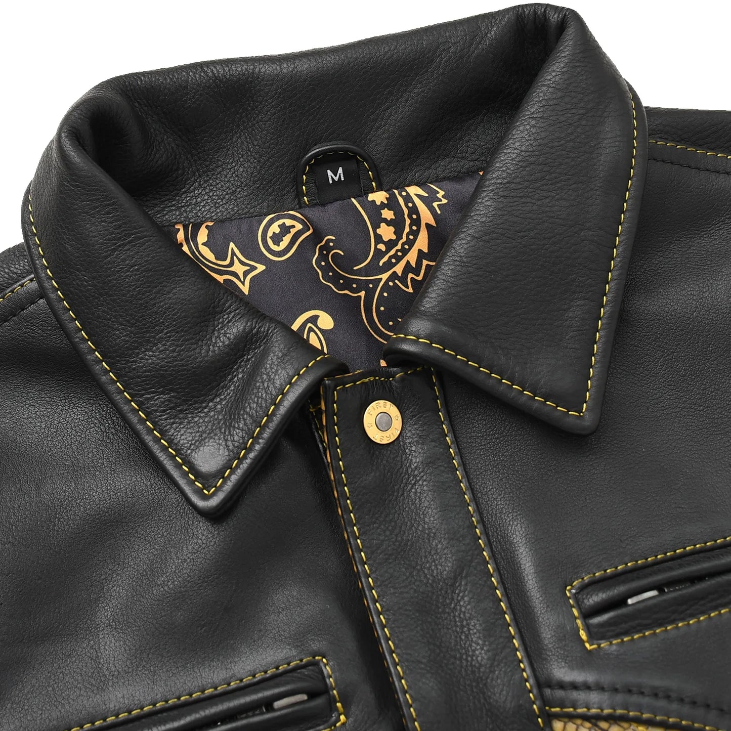 Tressivo-Kingsnake Men’s Motorcycle Leather Vest - Tressivo