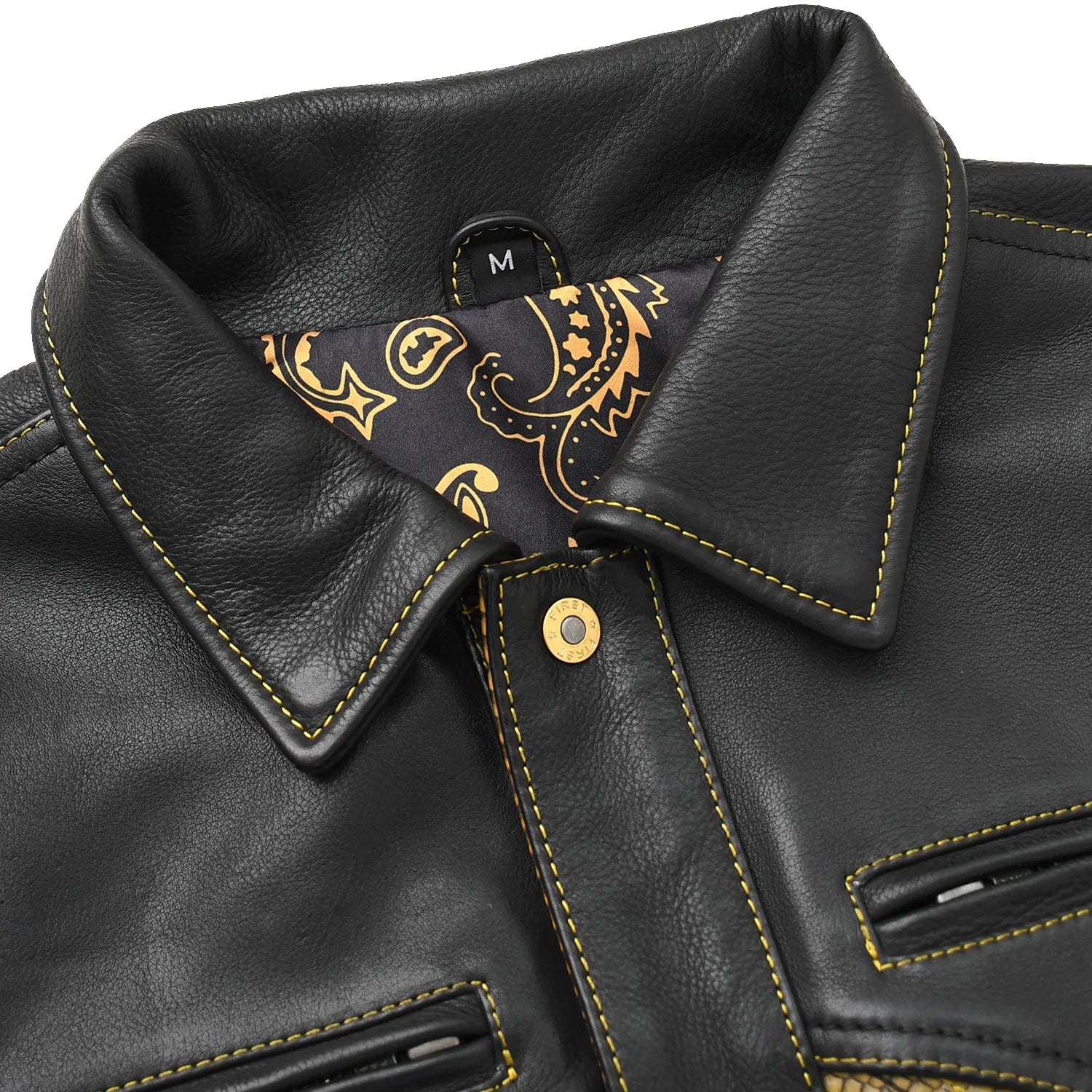 Tressivo-Kingsnake Men’s Motorcycle Leather Vest - Tressivo