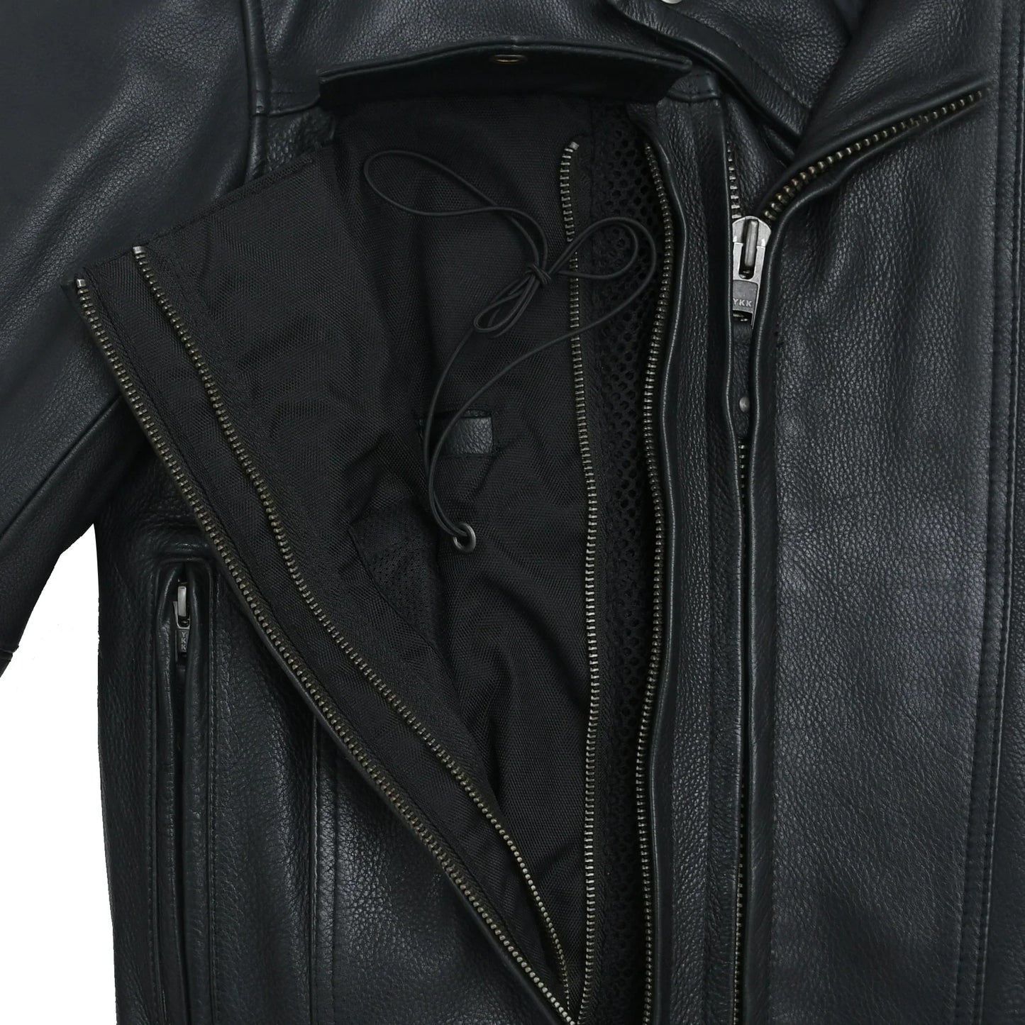 Tressivo-Mastermind Men's Motorcycle Leather Jacket - Tressivo