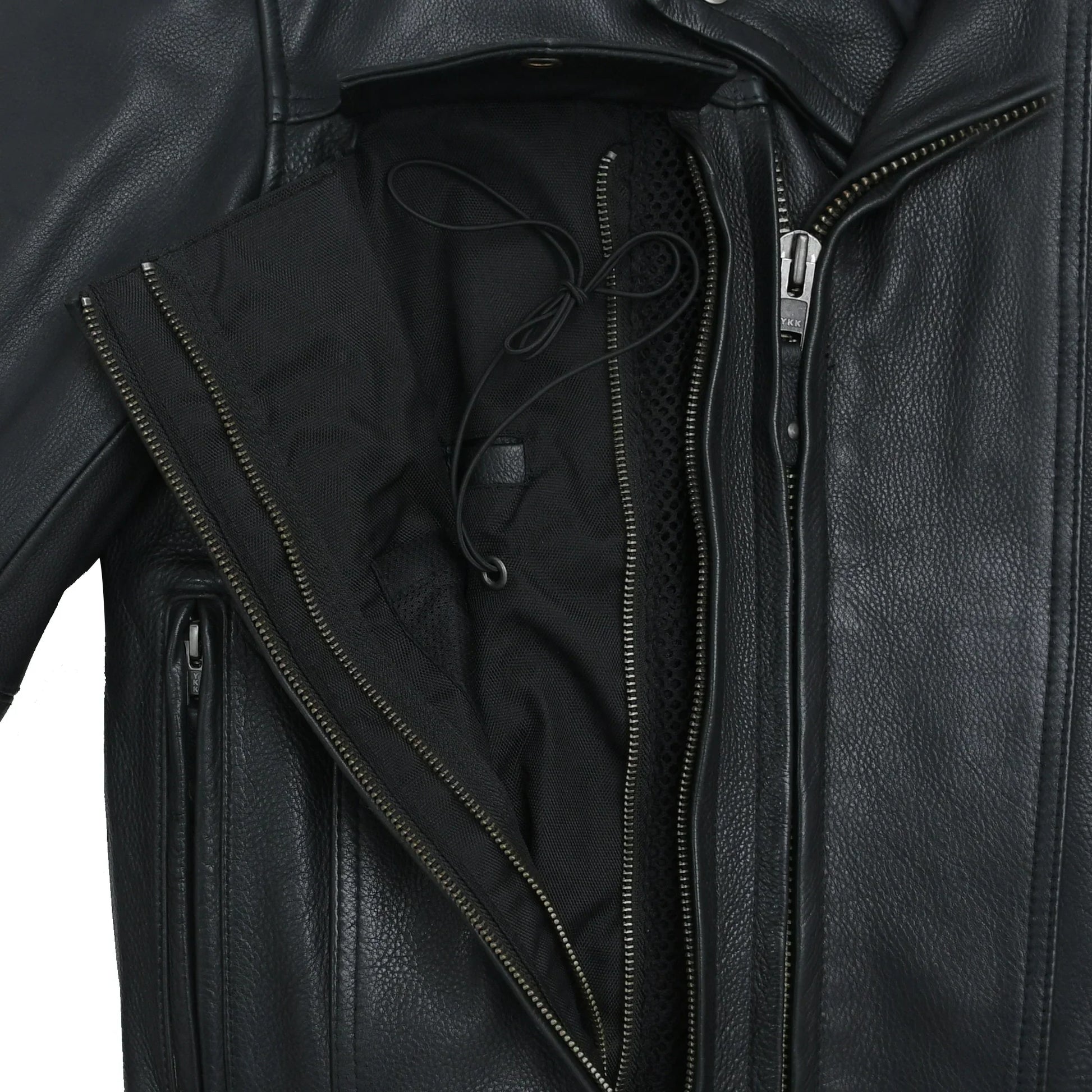 Tressivo-Mastermind Men's Motorcycle Leather Jacket - Tressivo