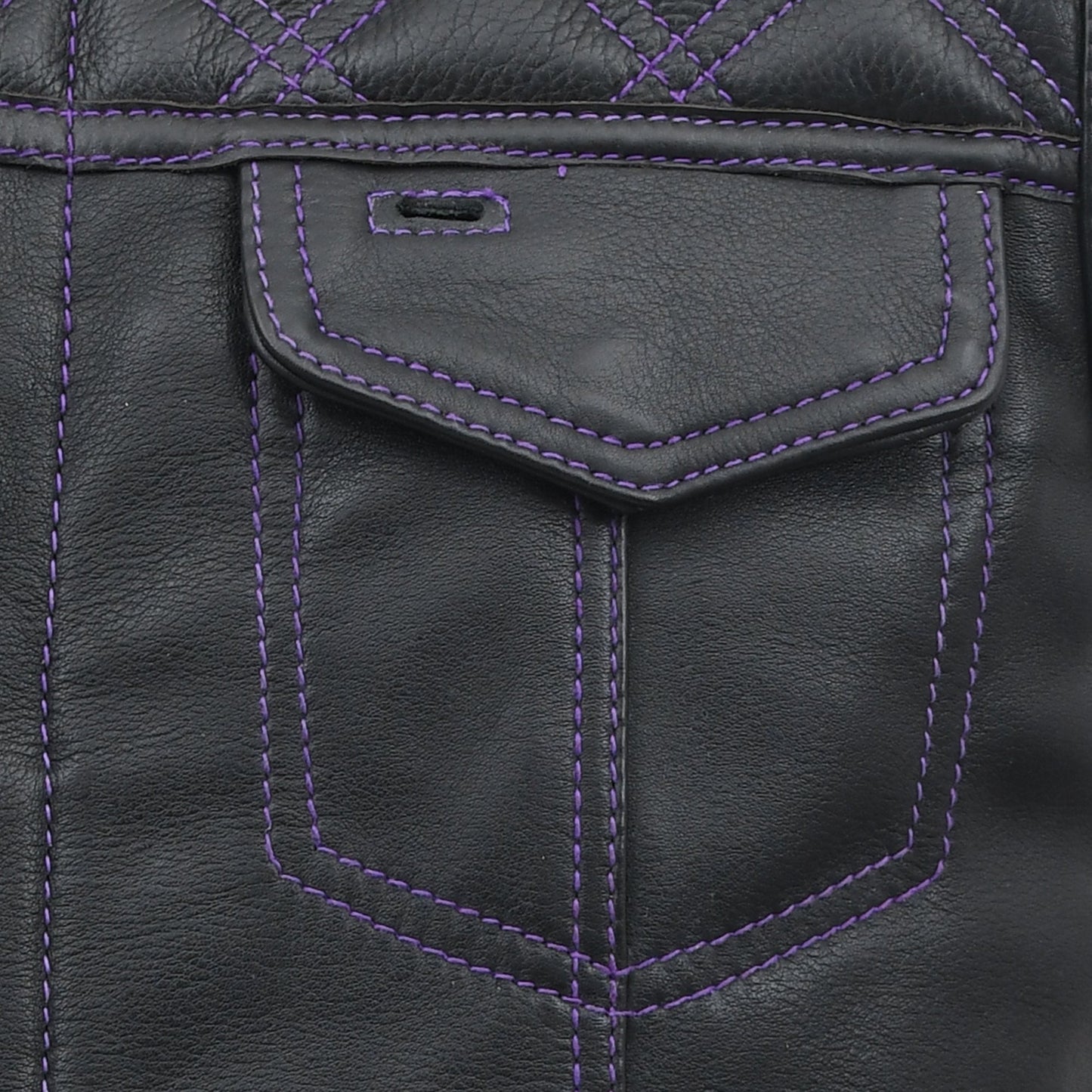 Tressivo-Downside Men's Motorcycle Leather Vest - Tressivo