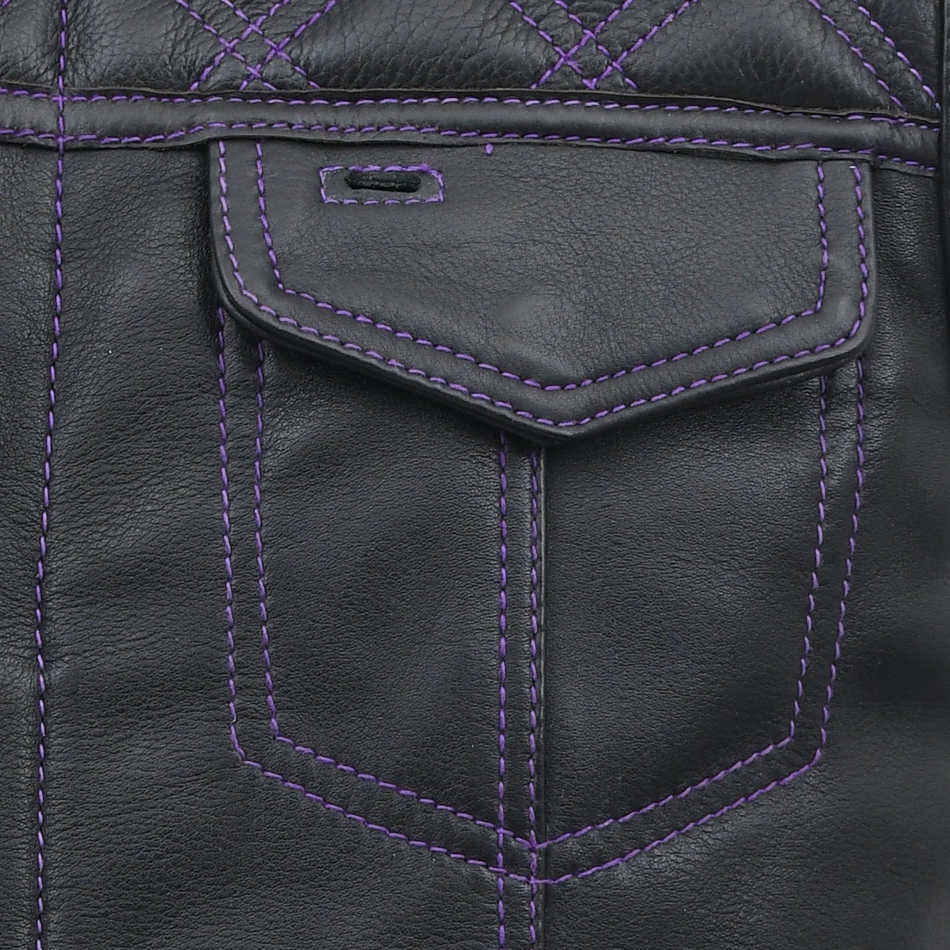 Tressivo-Downside Men's Motorcycle Leather Vest - Tressivo