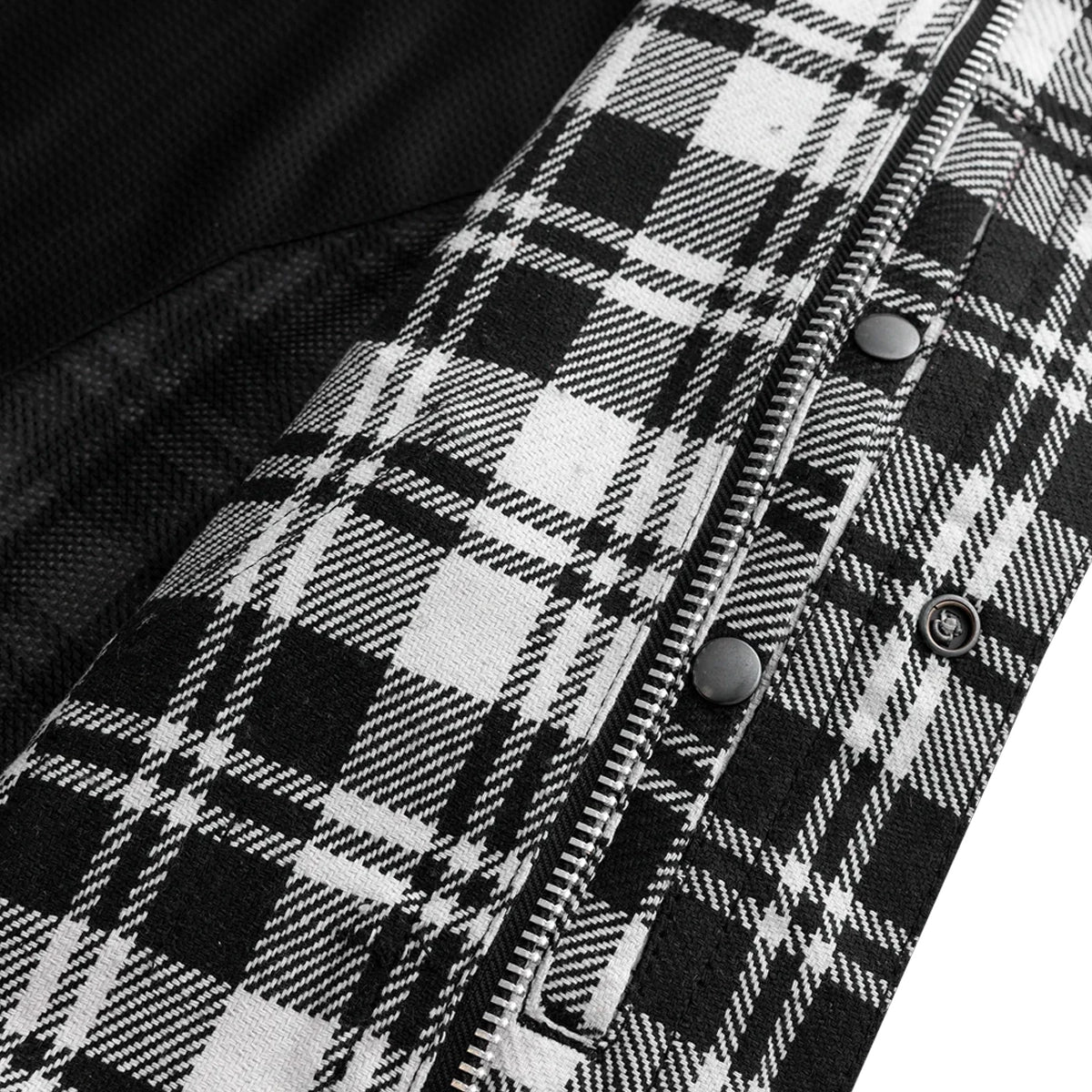 Tressivo-Sharp Shooter Moto Men's Canvas Vest - Recycled - Tressivo