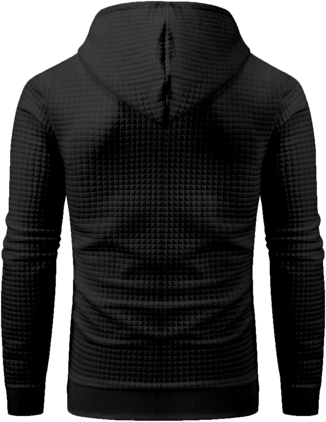 Men's Pullover Hoodies Plaid Jacquard Long Sleeve - By Tressivo