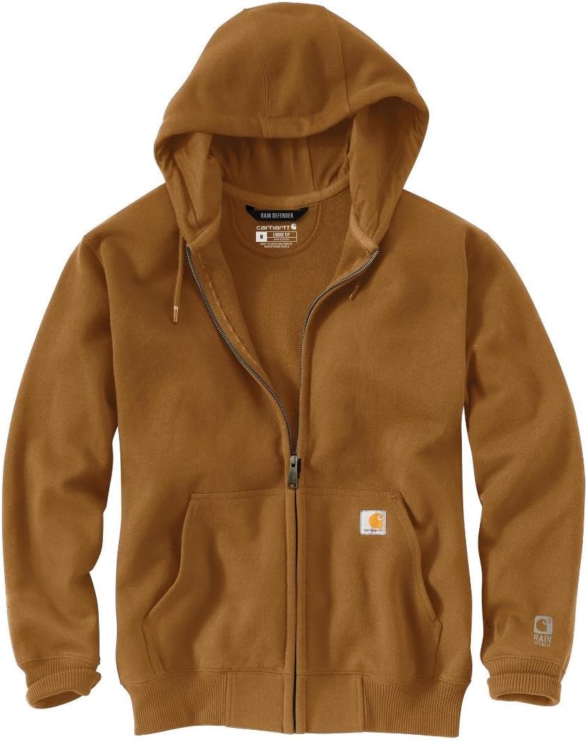 Men's Tall Rain Defender Paxton Heavyweight Hooded Zip Front Sweatshirt - By Tressivo