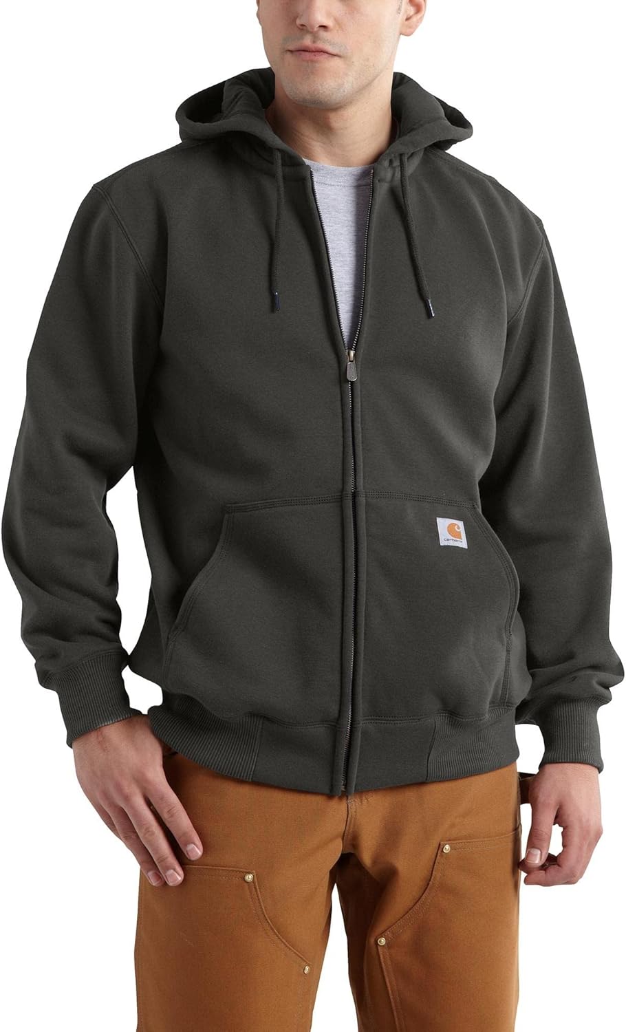 Men's Tall Rain Defender Paxton Heavyweight Hooded Zip Front Sweatshirt - By Tressivo