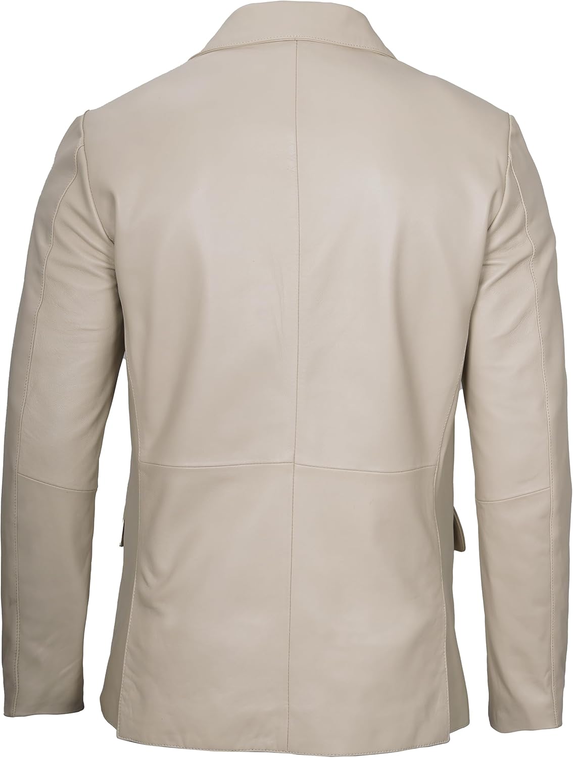 Leather Blazer for Men - Black & Brown Real Lambskin Casual Men's Leather Jacket Coats - By Tressivo