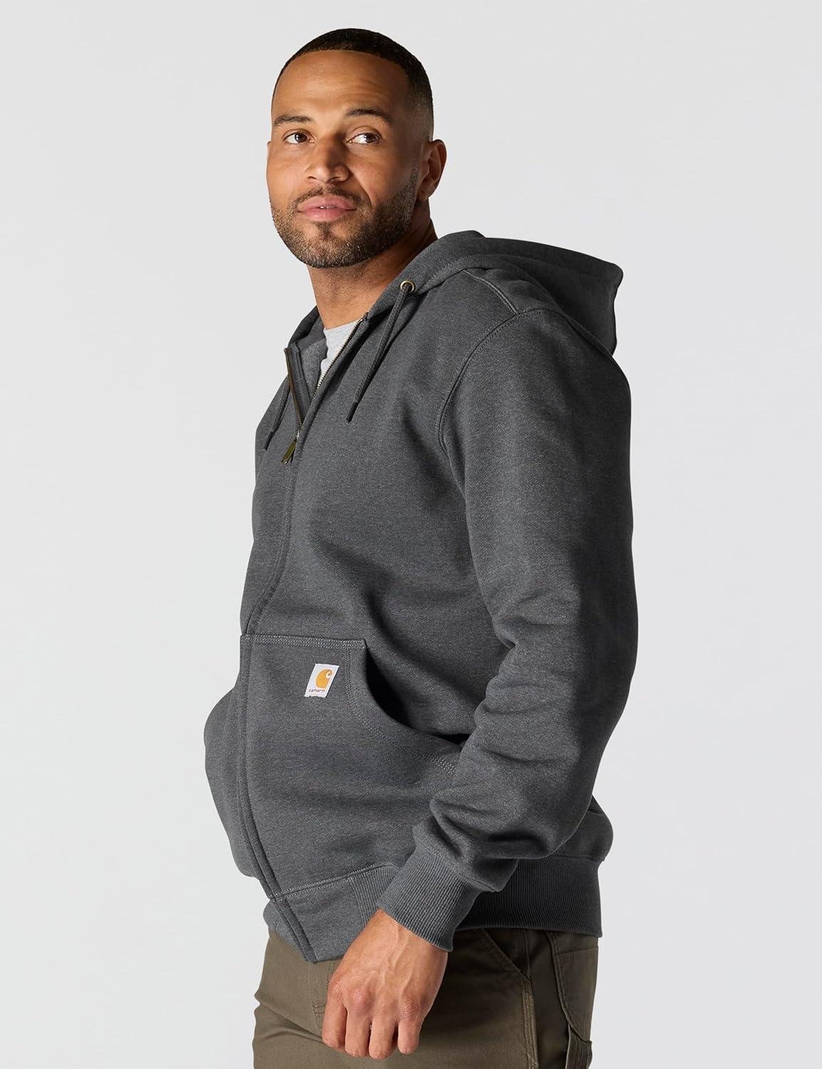 Men's Tall Rain Defender Paxton Heavyweight Hooded Zip Front Sweatshirt - By Tressivo