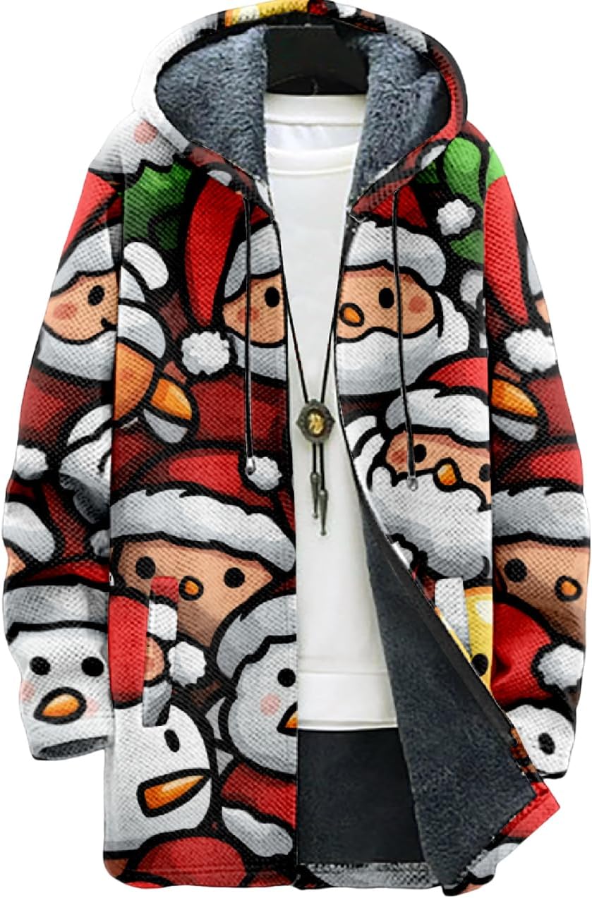 Mens Long Cardigan Hoodies - By Tressivo