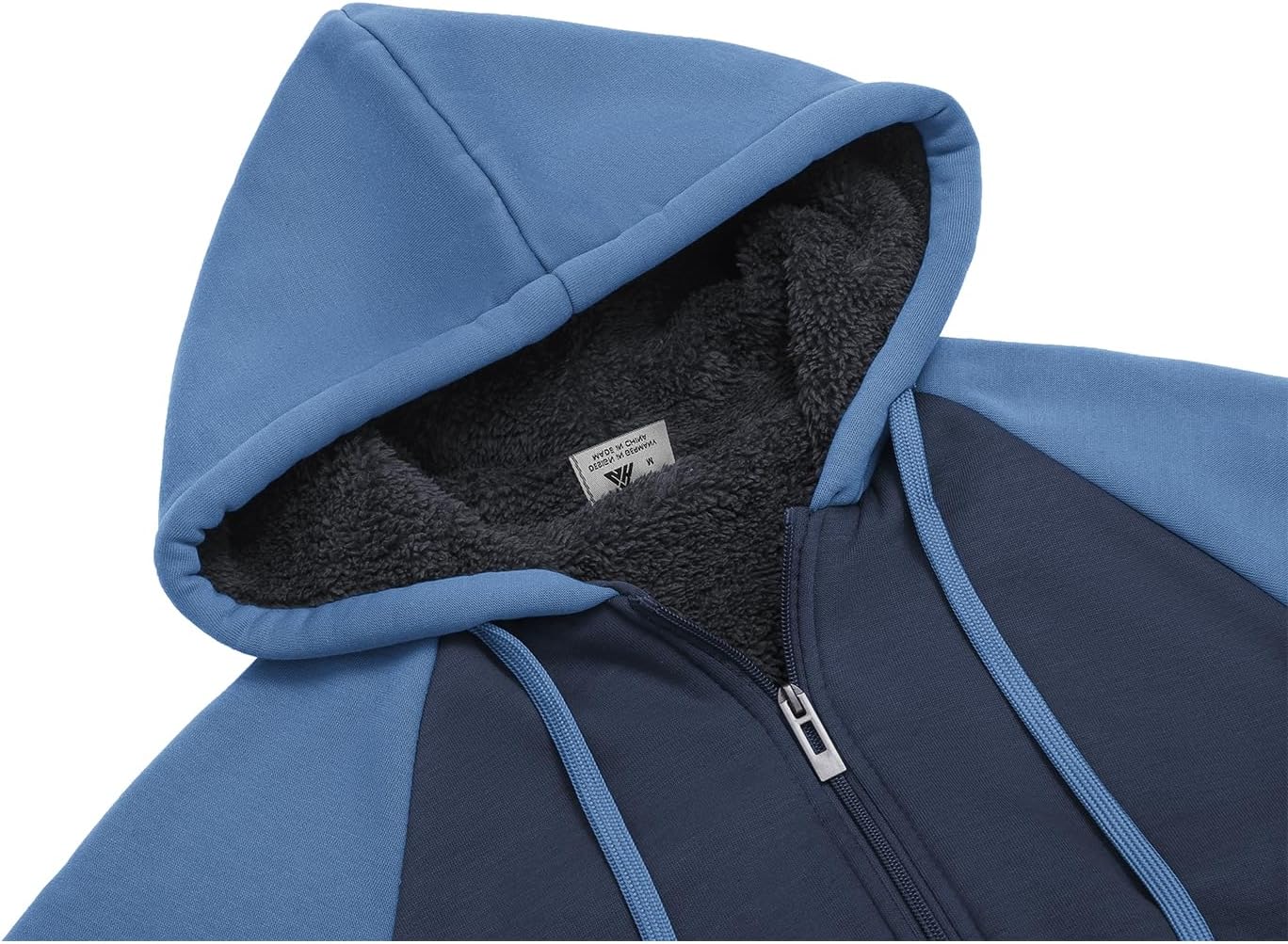 Men’s Fleece-Lined Zip Up Hoodie - By Tressivo