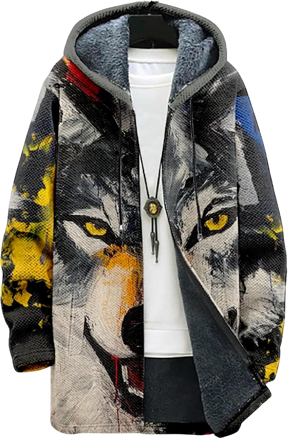 Mens Long Cardigan Hoodies - By Tressivo