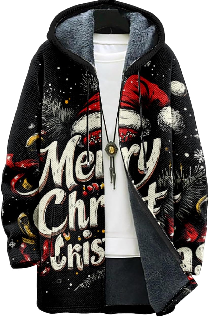 Mens Long Cardigan Hoodies - By Tressivo