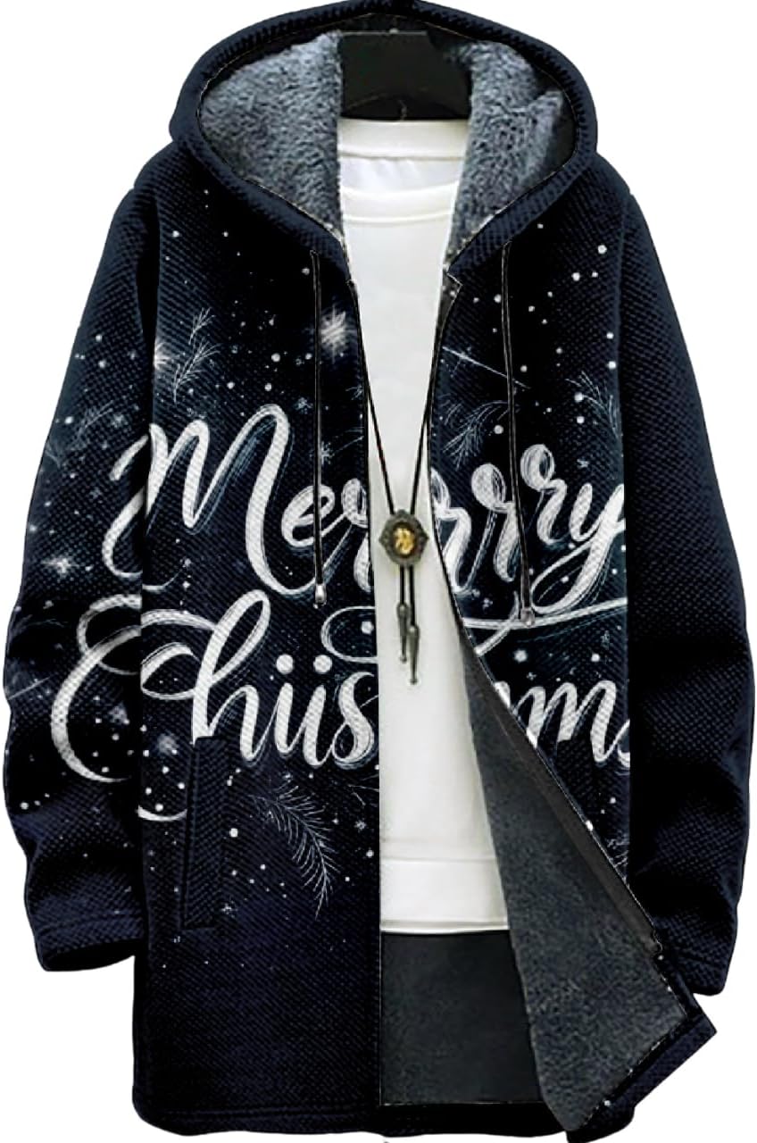 Mens Long Cardigan Hoodies - By Tressivo