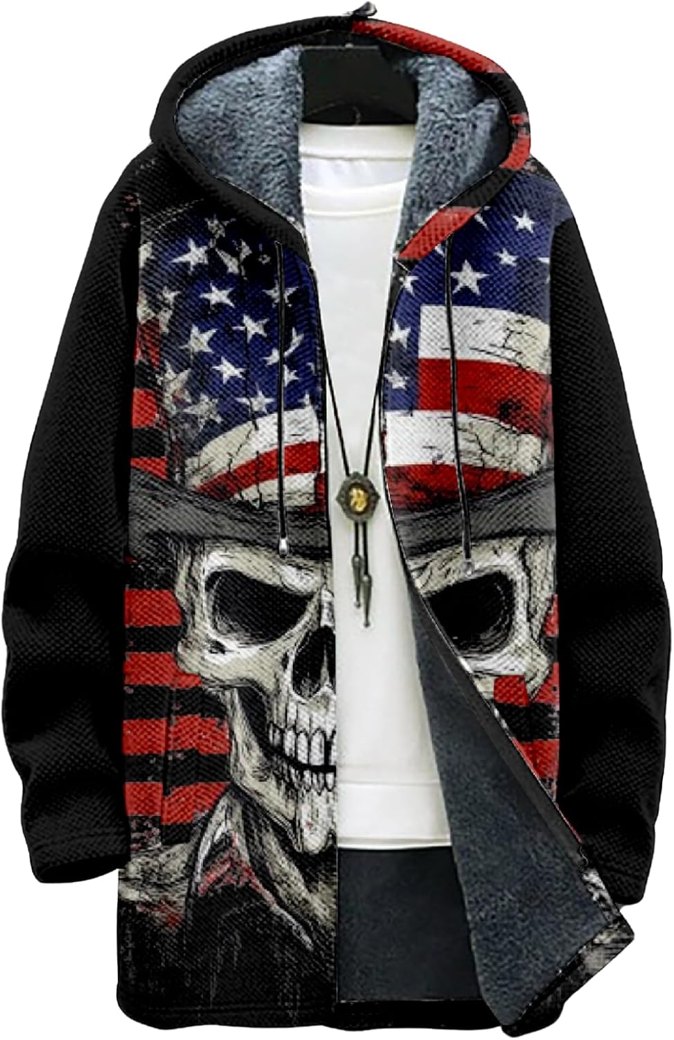 Mens Long Cardigan Hoodies - By Tressivo