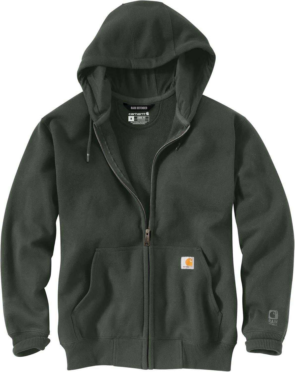Men's Tall Rain Defender Paxton Heavyweight Hooded Zip Front Sweatshirt - By Tressivo
