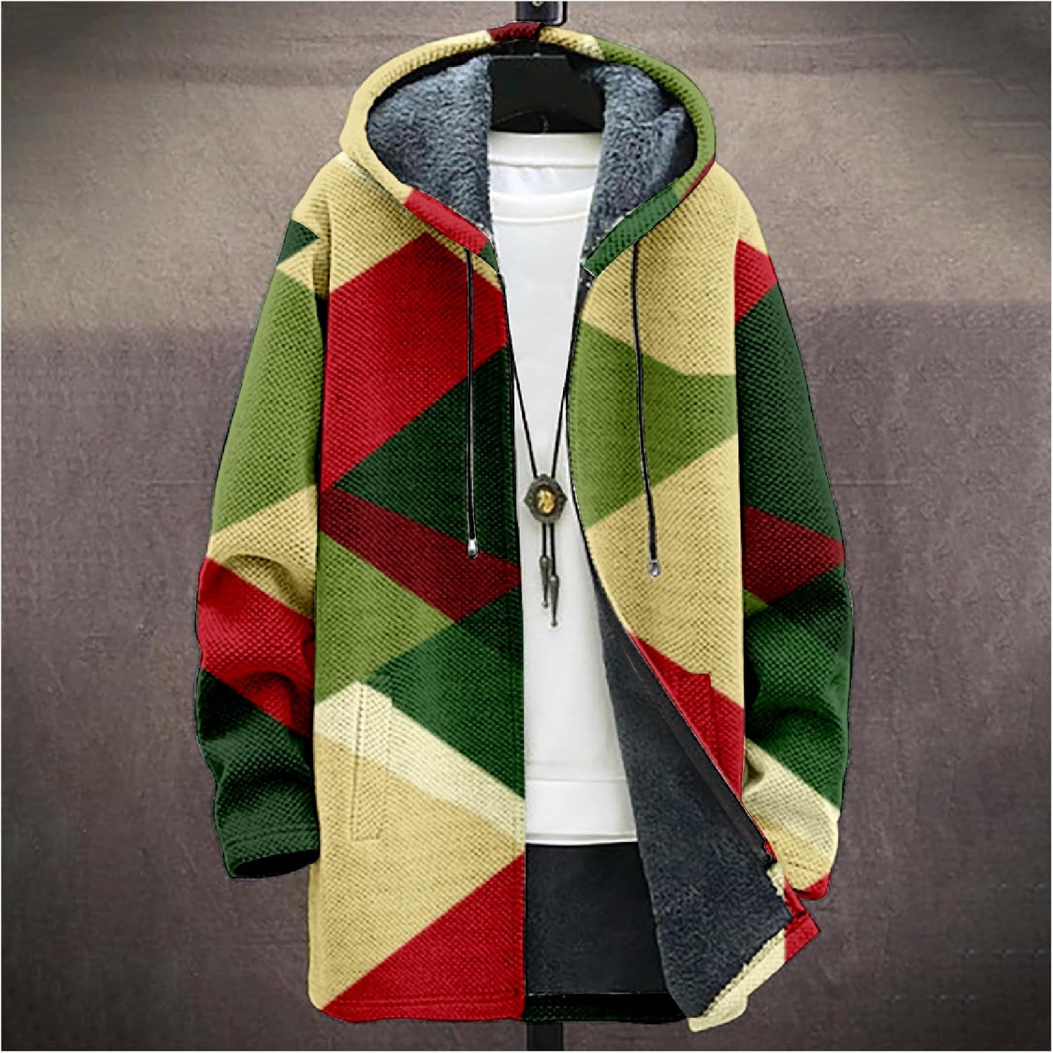 Mens Long Cardigan Hoodies - By Tressivo