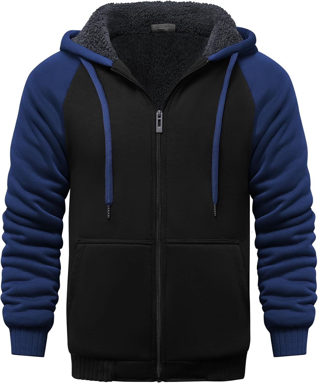 Men’s Fleece-Lined Zip Up Hoodie - By Tressivo