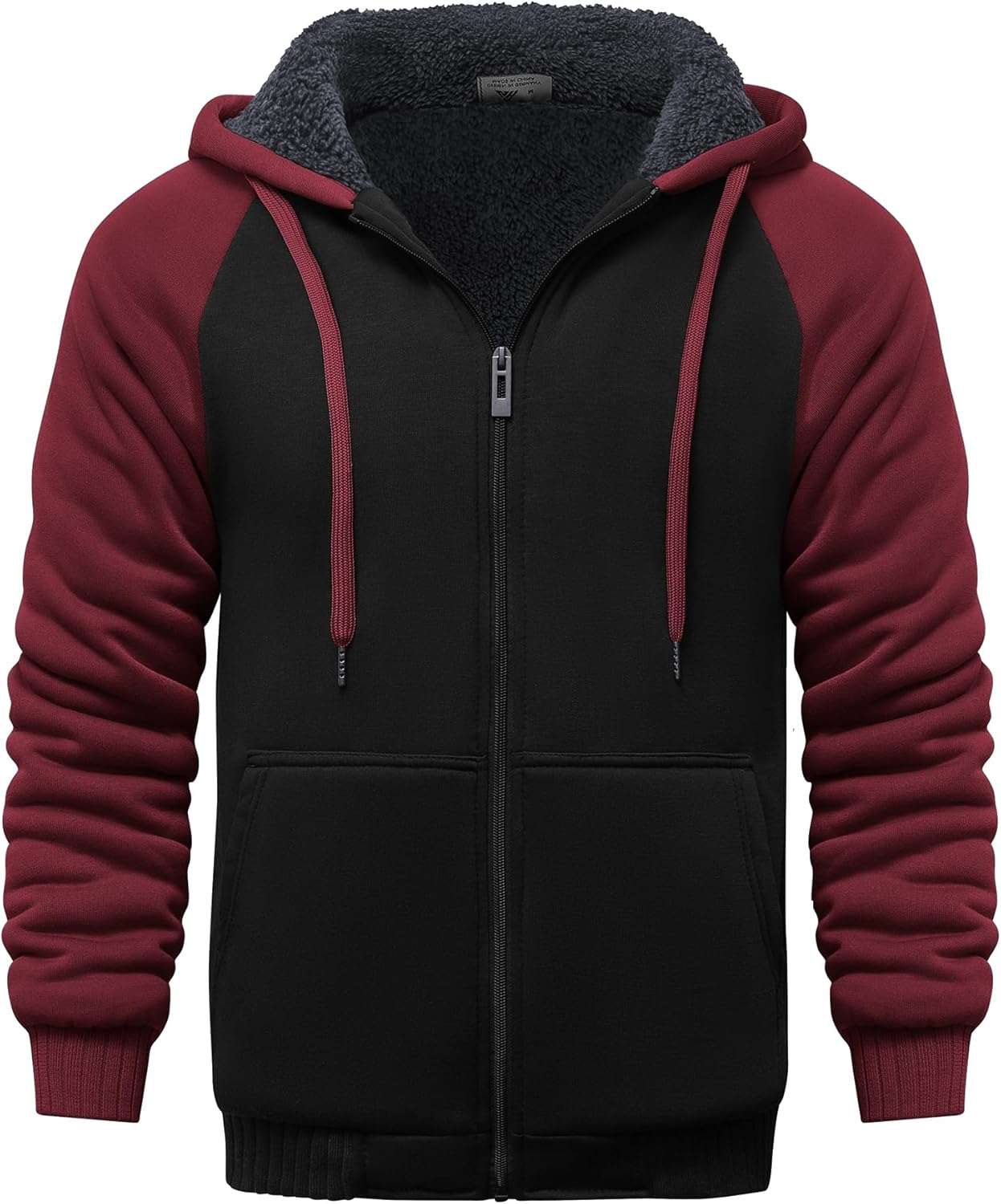 Men’s Fleece-Lined Zip Up Hoodie - By Tressivo