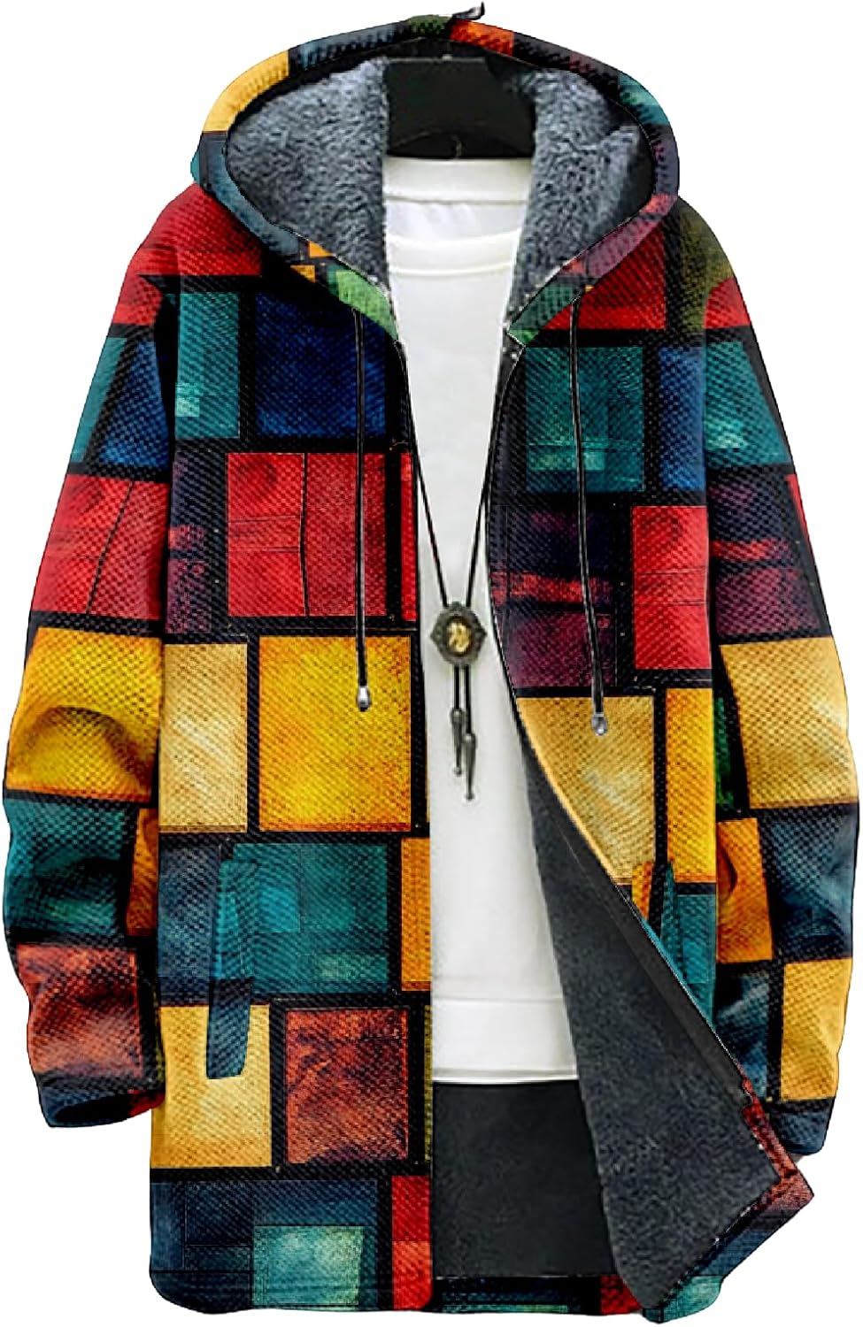 Mens Long Cardigan Hoodies - By Tressivo