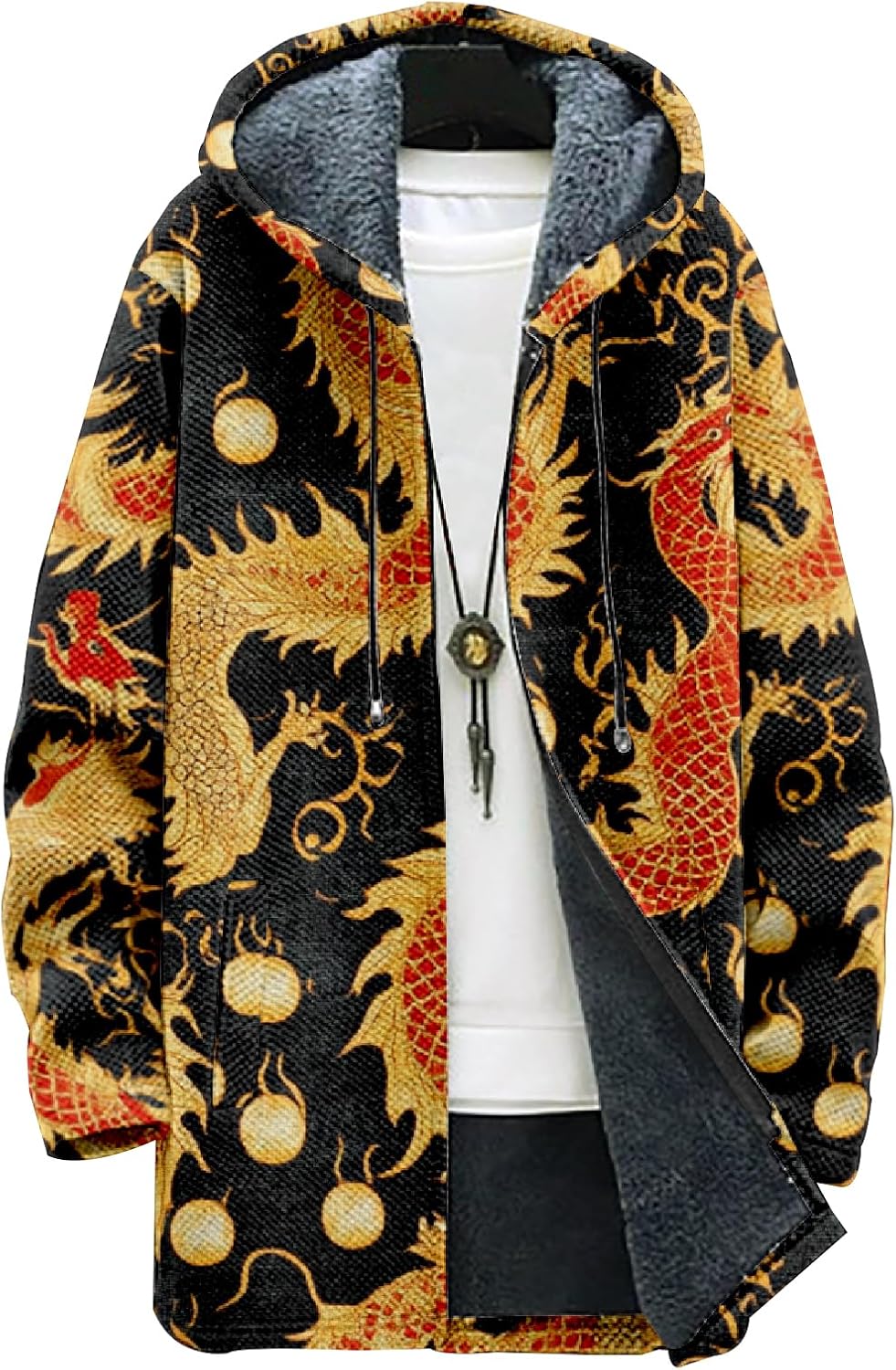 Mens Long Cardigan Hoodies - By Tressivo