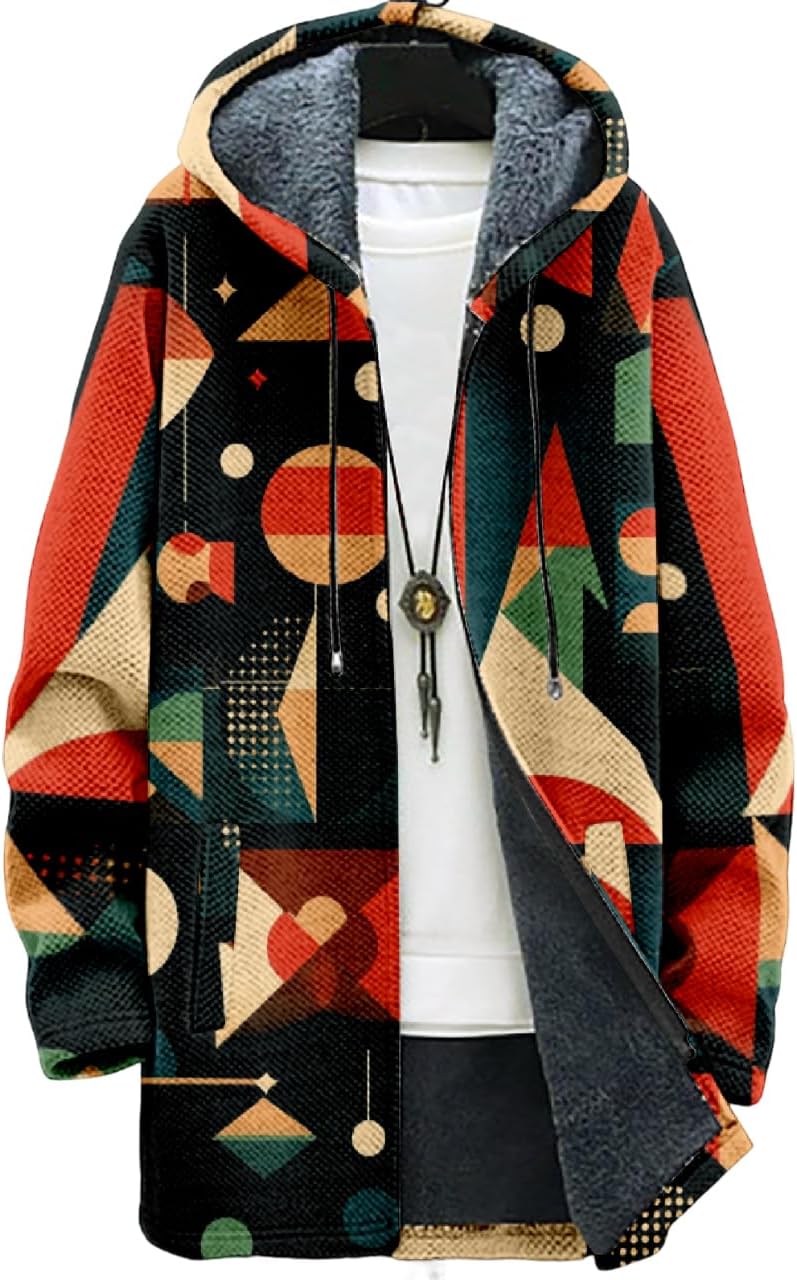 Mens Long Cardigan Hoodies - By Tressivo