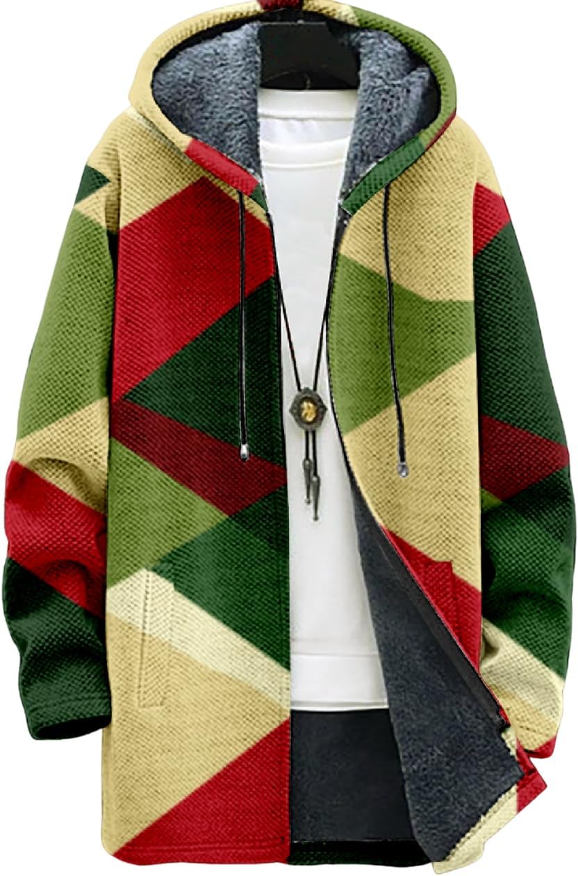 Mens Long Cardigan Hoodies - By Tressivo