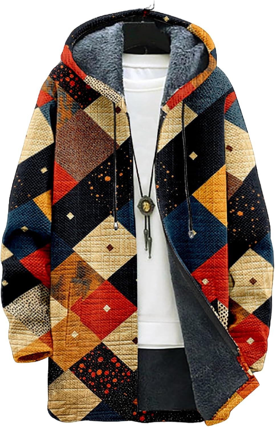 Mens Long Cardigan Hoodies - By Tressivo