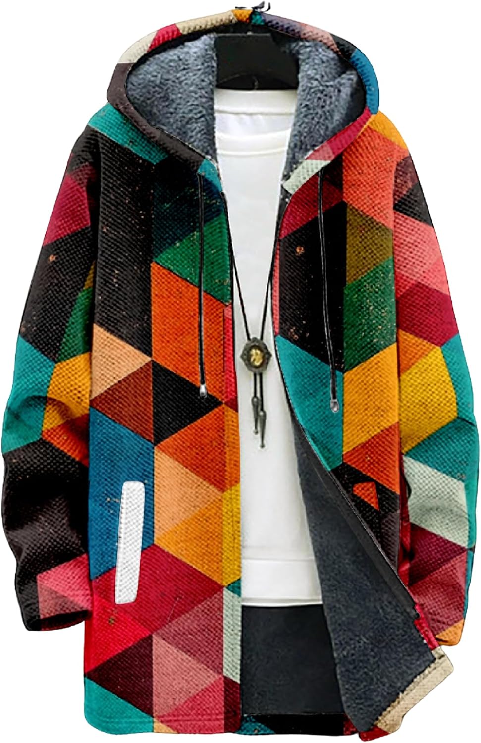 Mens Long Cardigan Hoodies - By Tressivo