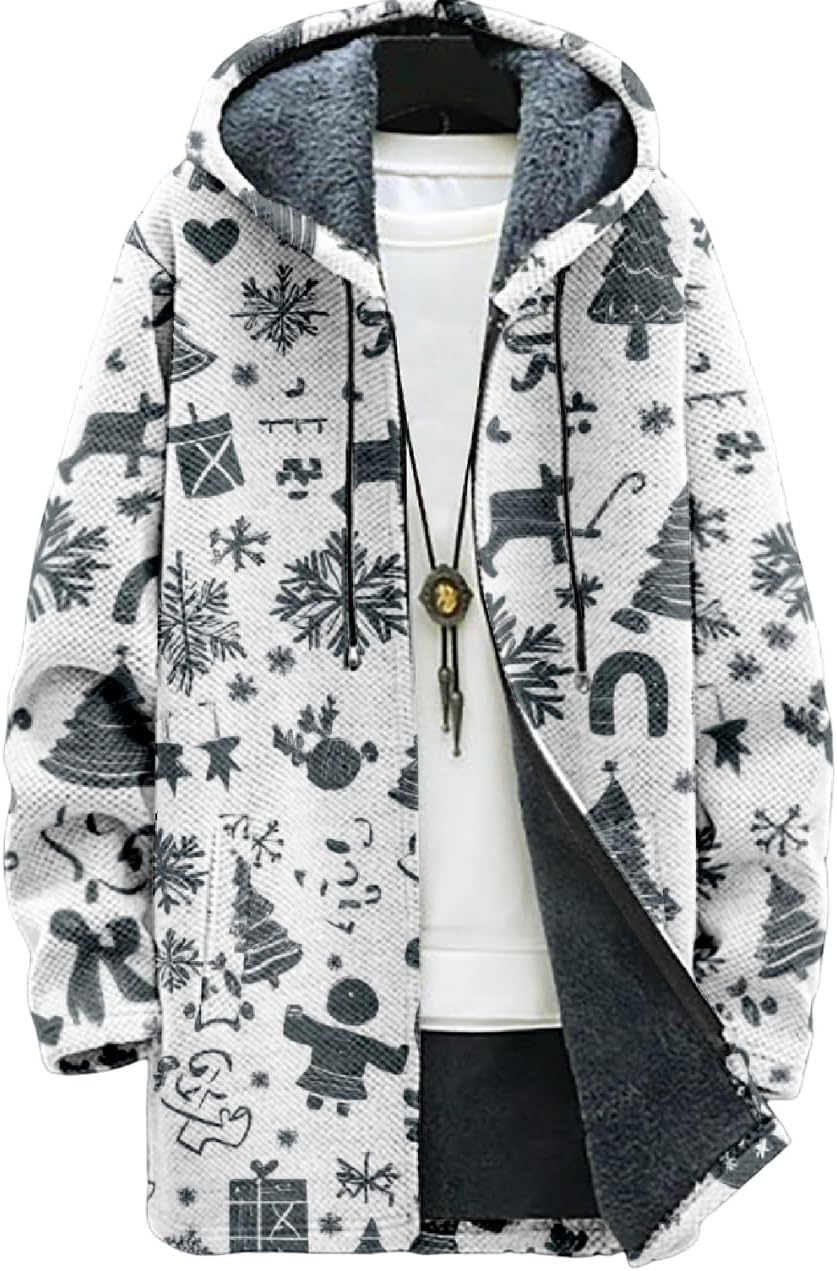 Mens Long Cardigan Hoodies - By Tressivo