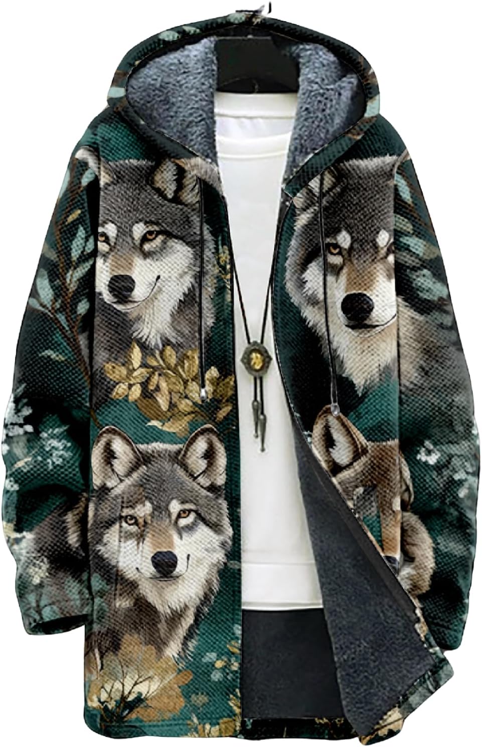 Mens Long Cardigan Hoodies - By Tressivo