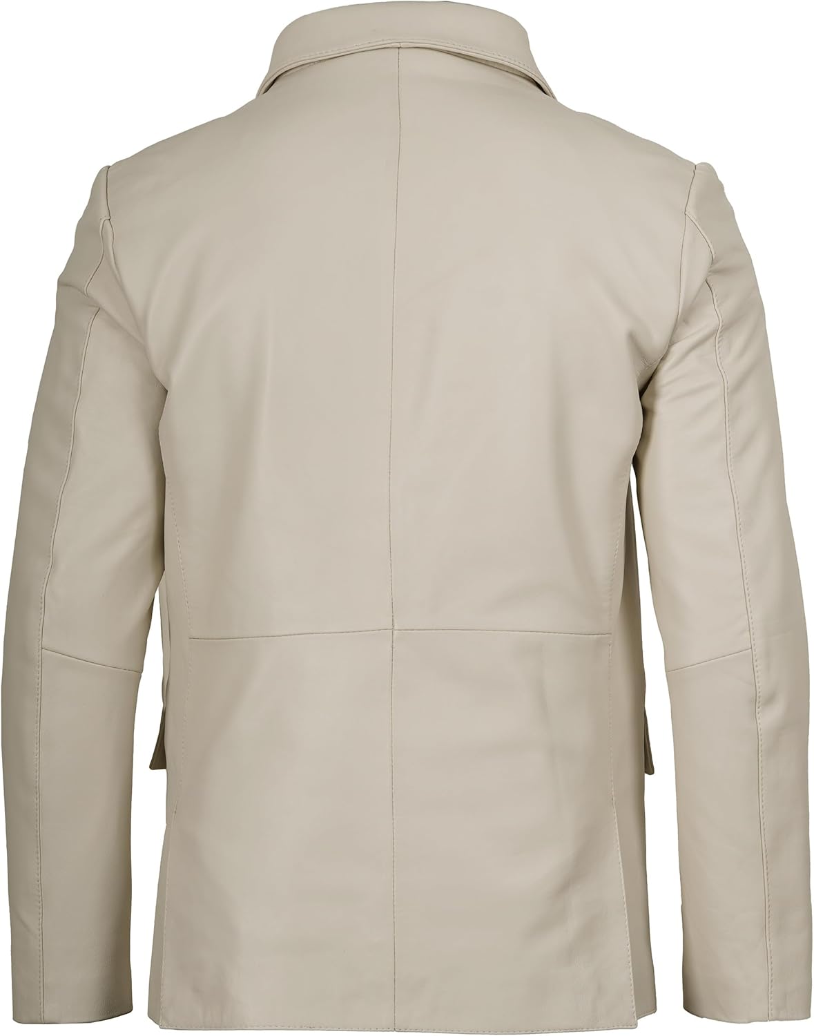 Leather Blazer for Men - Black & Brown Real Lambskin Casual Men's Leather Jacket Coats - By Tressivo