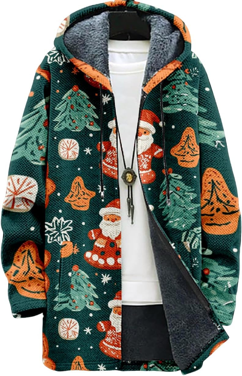 Mens Long Cardigan Hoodies - By Tressivo