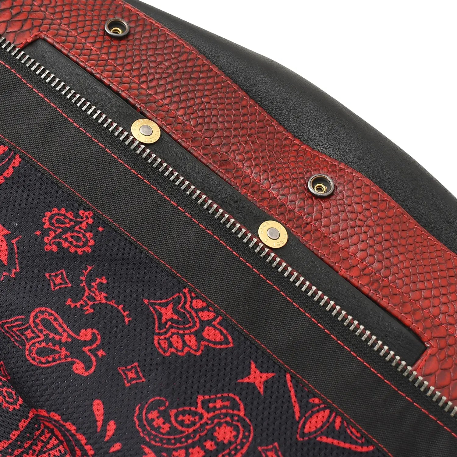 Tressivo-Redstrike Men’s Motorcycle Leather Jacket - Tressivo