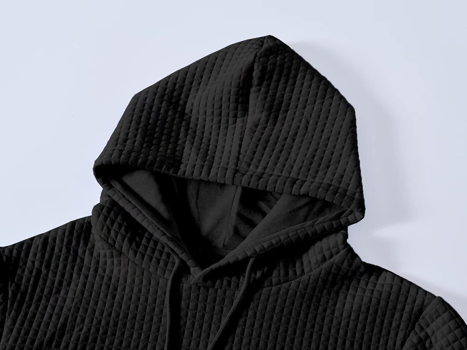 Men's Pullover Hoodies Plaid Jacquard Long Sleeve - By Tressivo