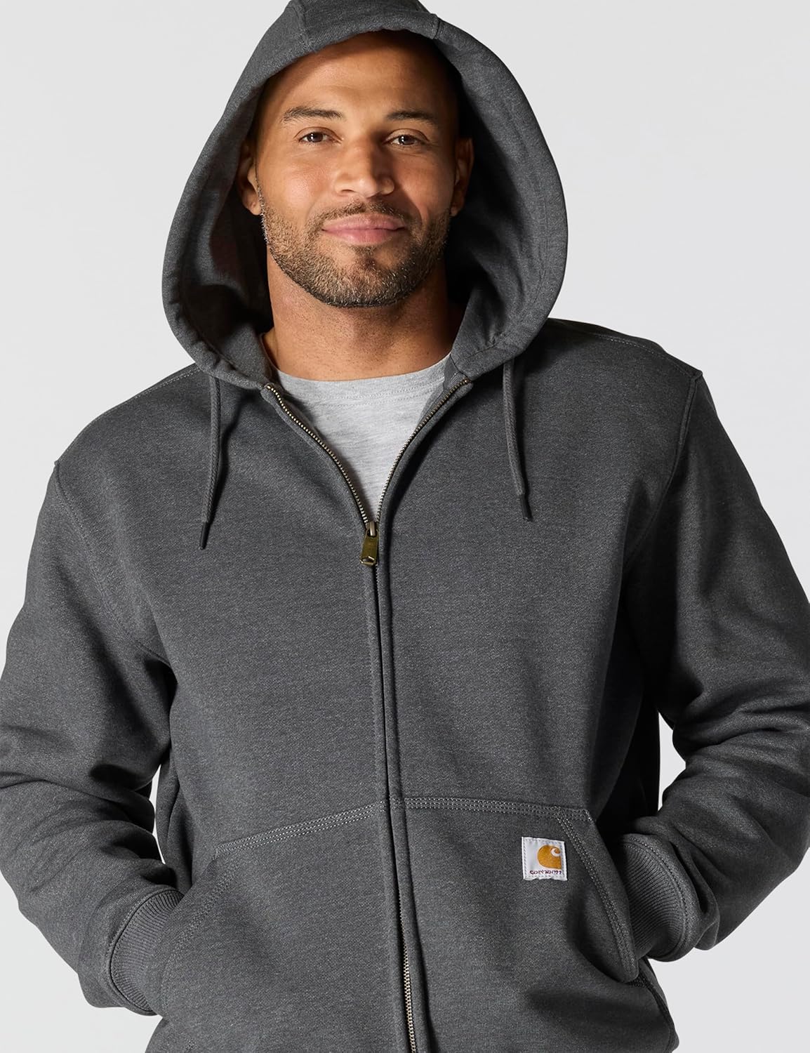 Men's Tall Rain Defender Paxton Heavyweight Hooded Zip Front Sweatshirt - By Tressivo