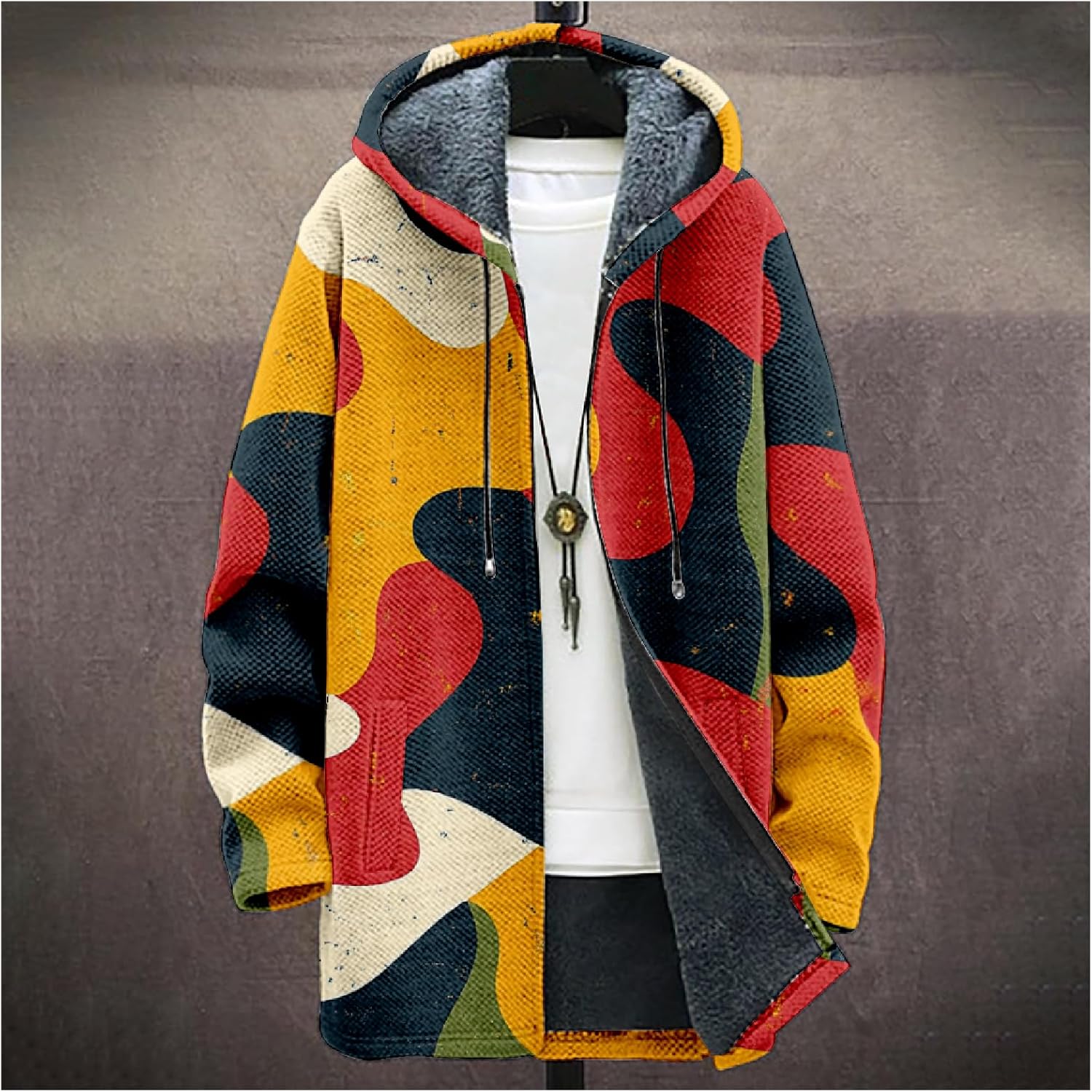 Mens Long Cardigan Hoodies - By Tressivo