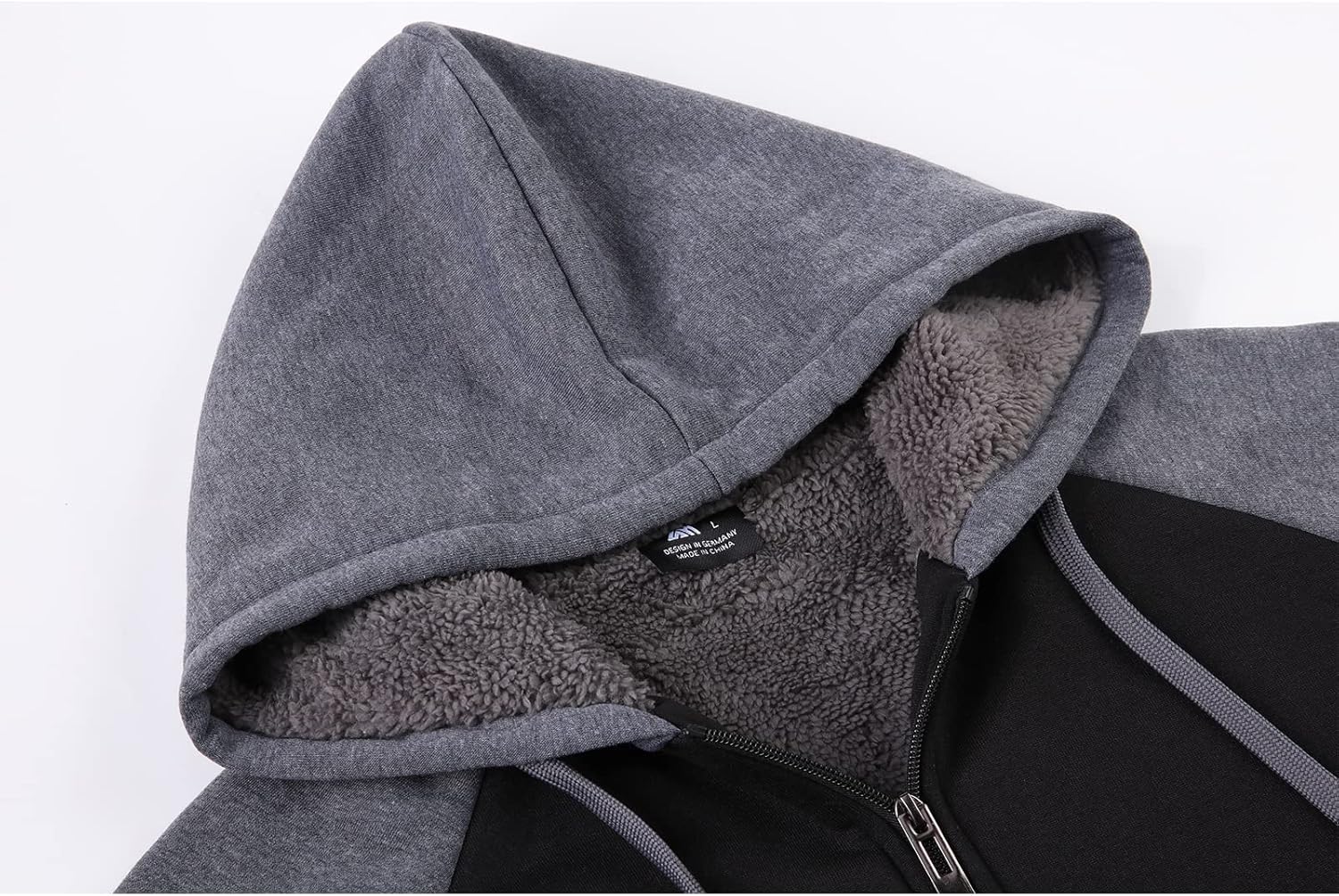 Men’s Fleece-Lined Zip Up Hoodie - By Tressivo