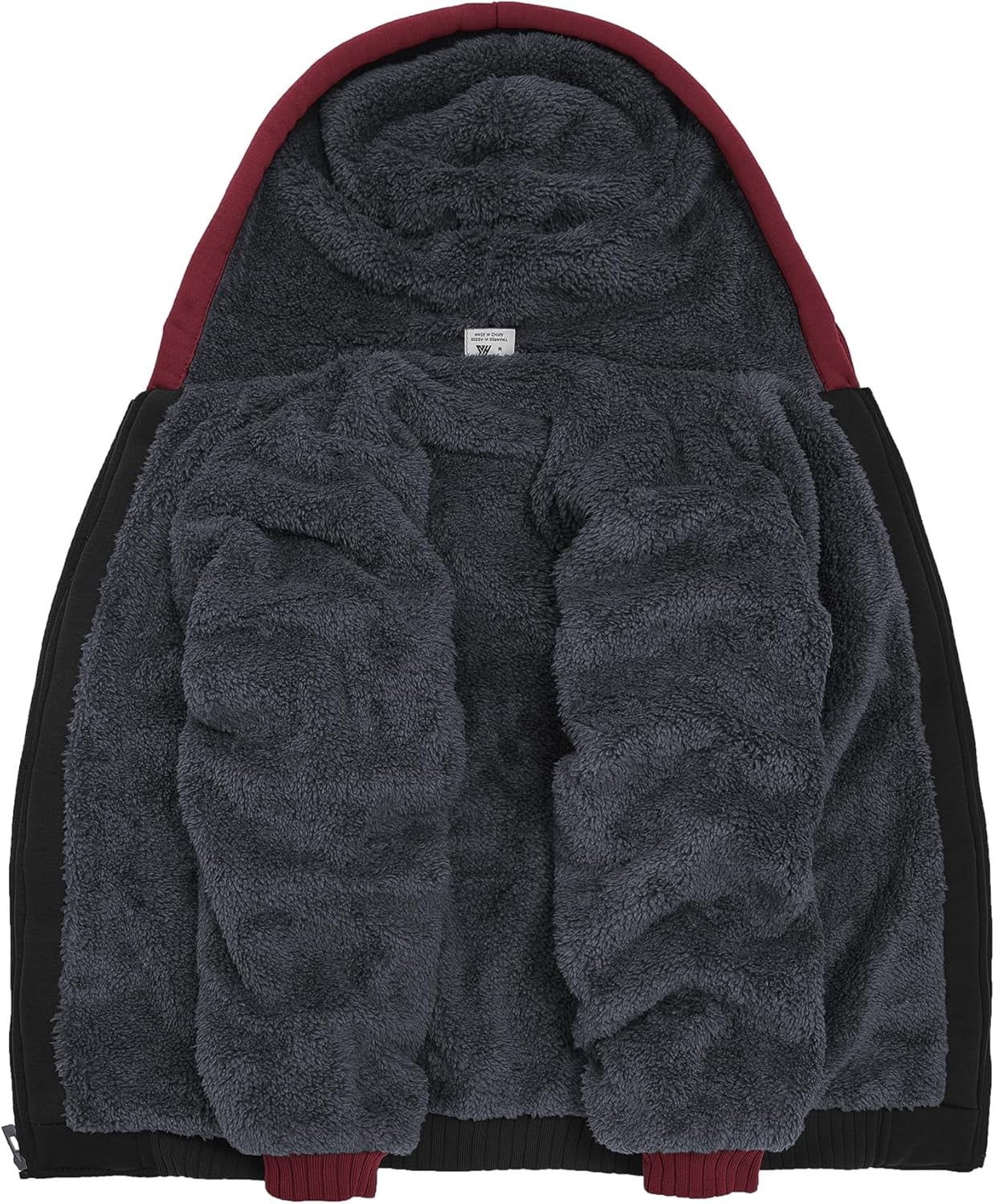 Men’s Fleece-Lined Zip Up Hoodie - By Tressivo