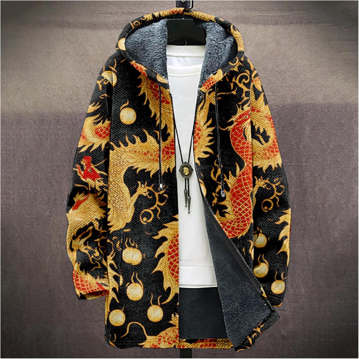 Mens Long Cardigan Hoodies - By Tressivo