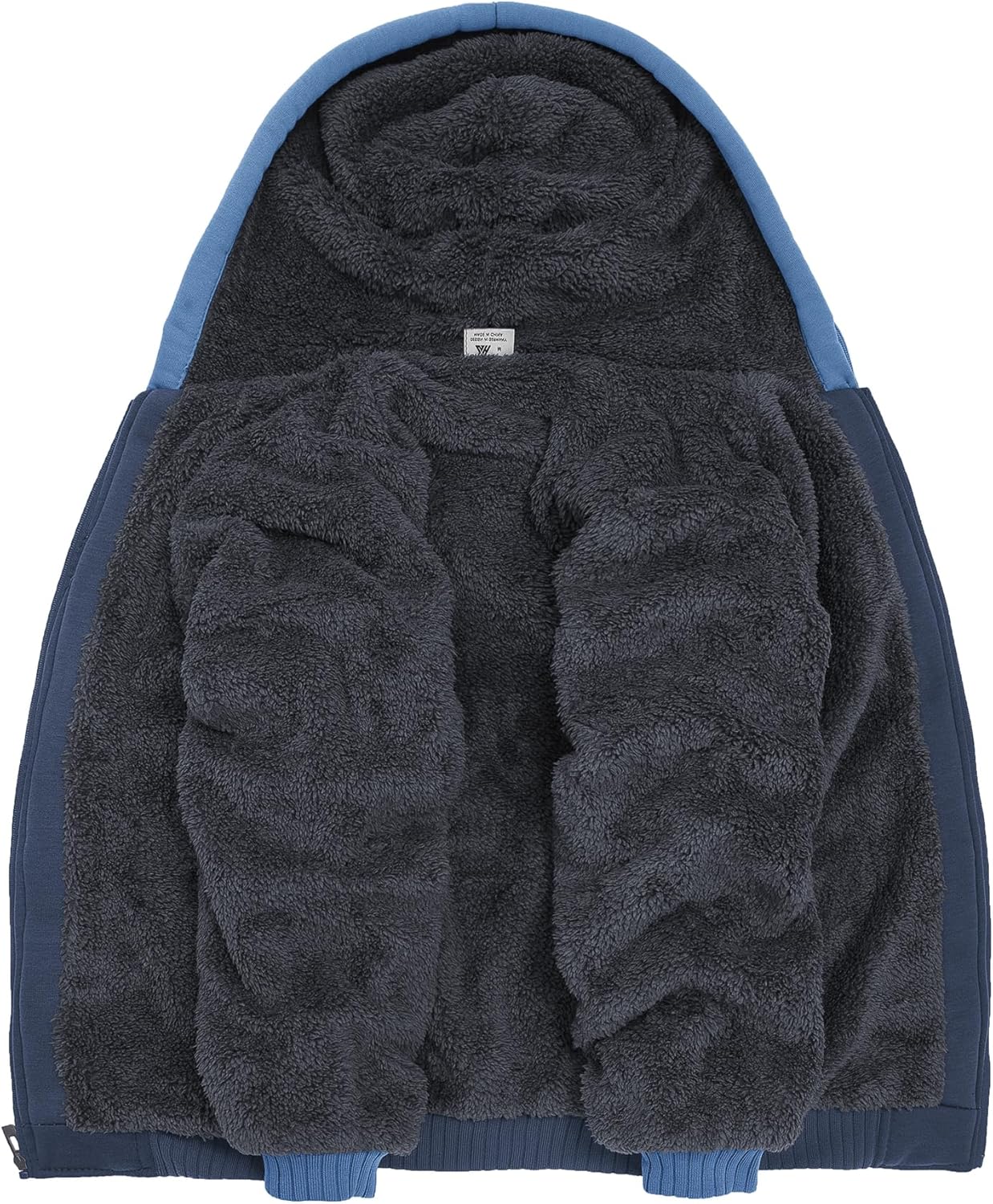 Men’s Fleece-Lined Zip Up Hoodie - By Tressivo