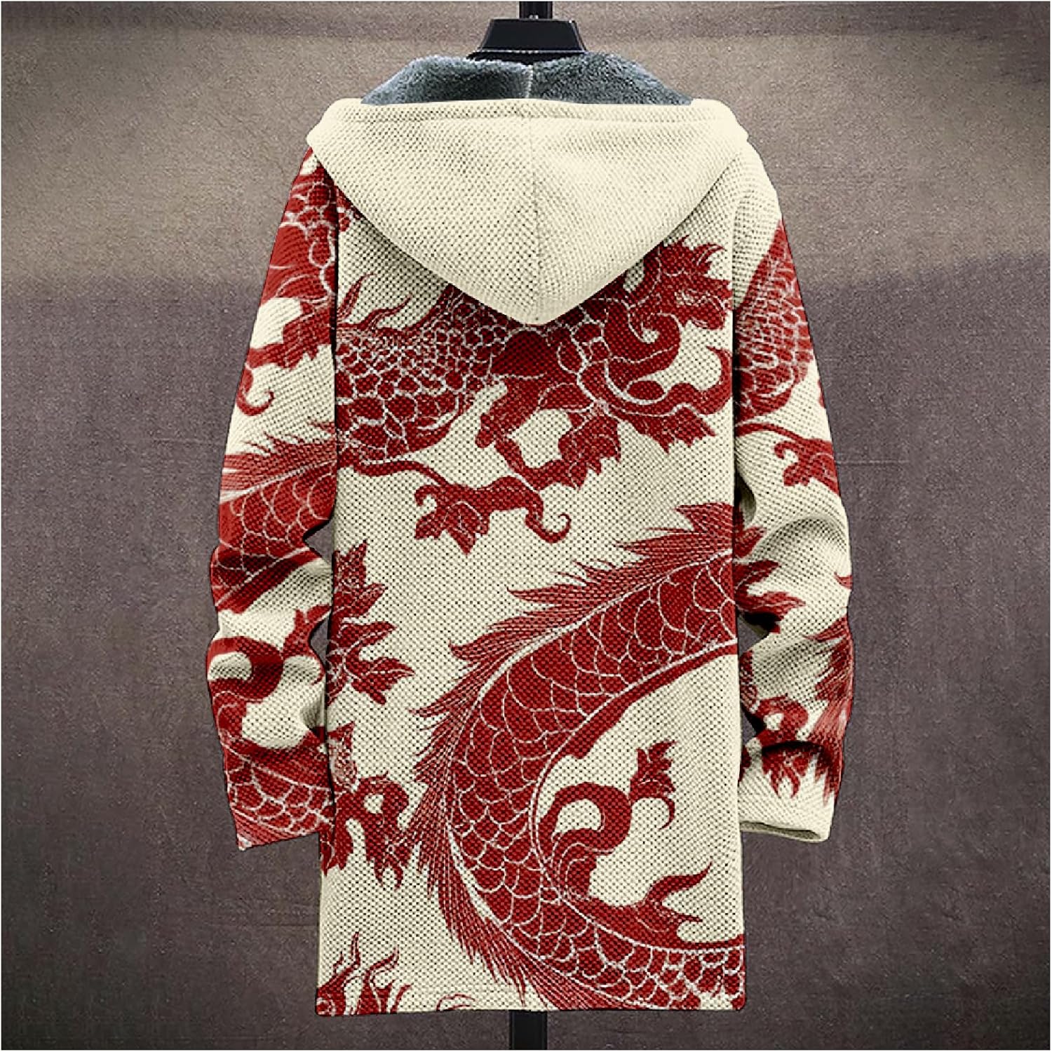 Mens Long Cardigan Hoodies - By Tressivo